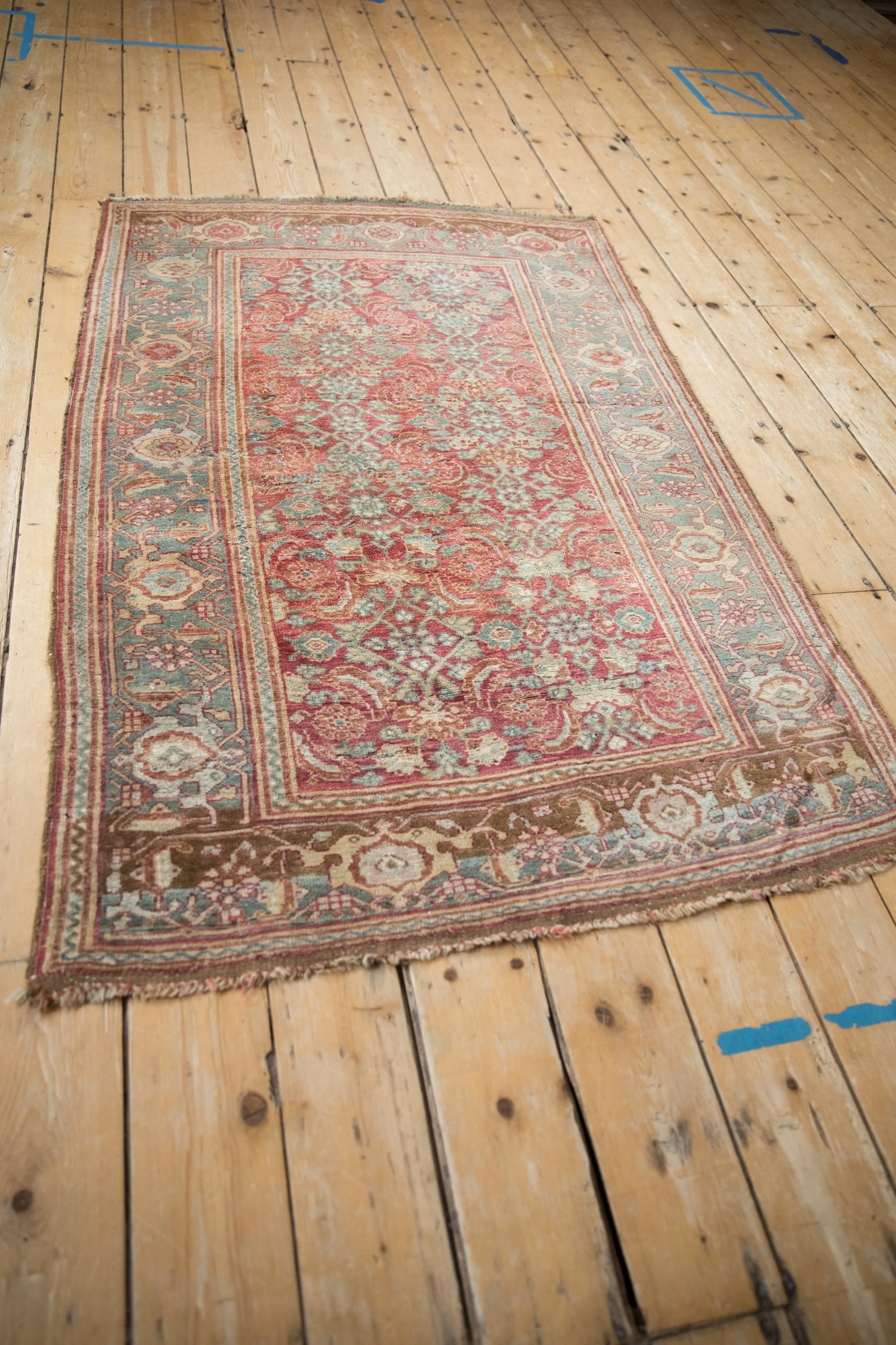 3.5x5.5 Vintage Distressed Bijar Rug - Image 7