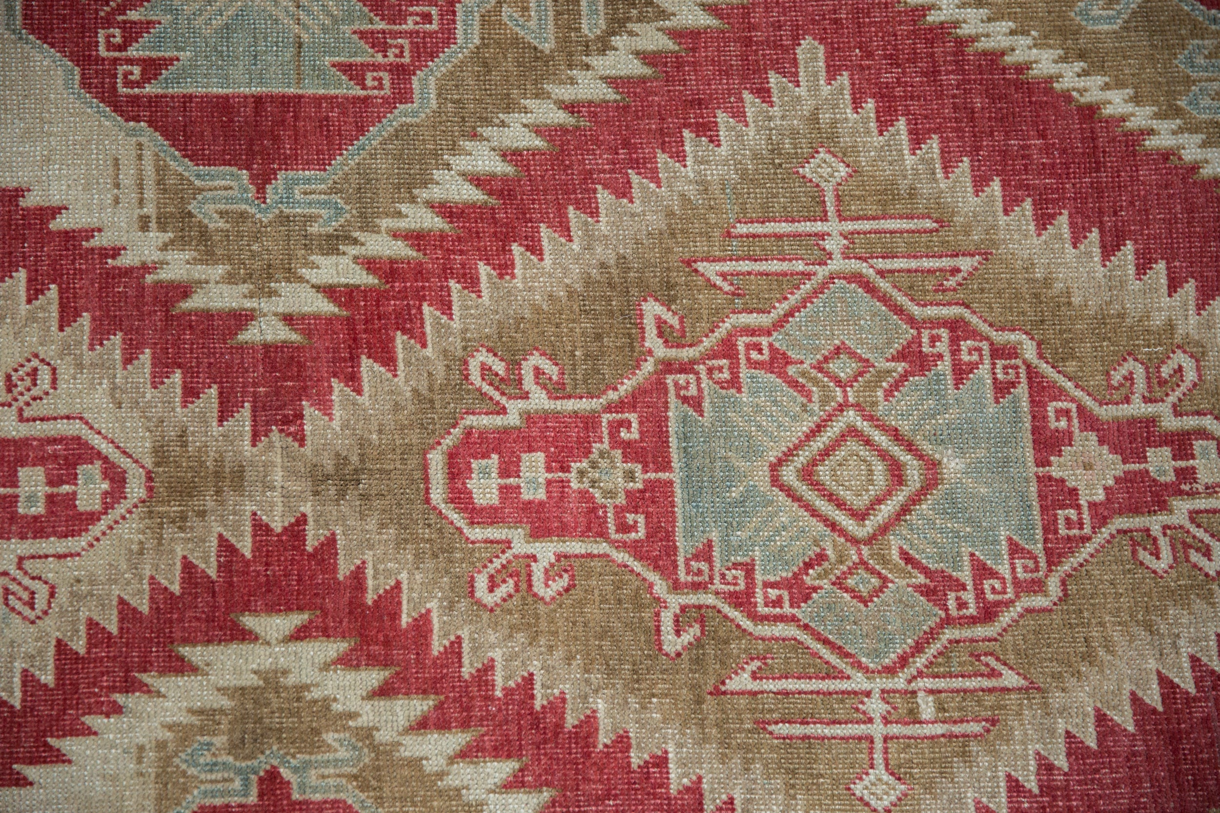 3.5x5.5 Vintage Distressed Caucasian Rug - Image 3