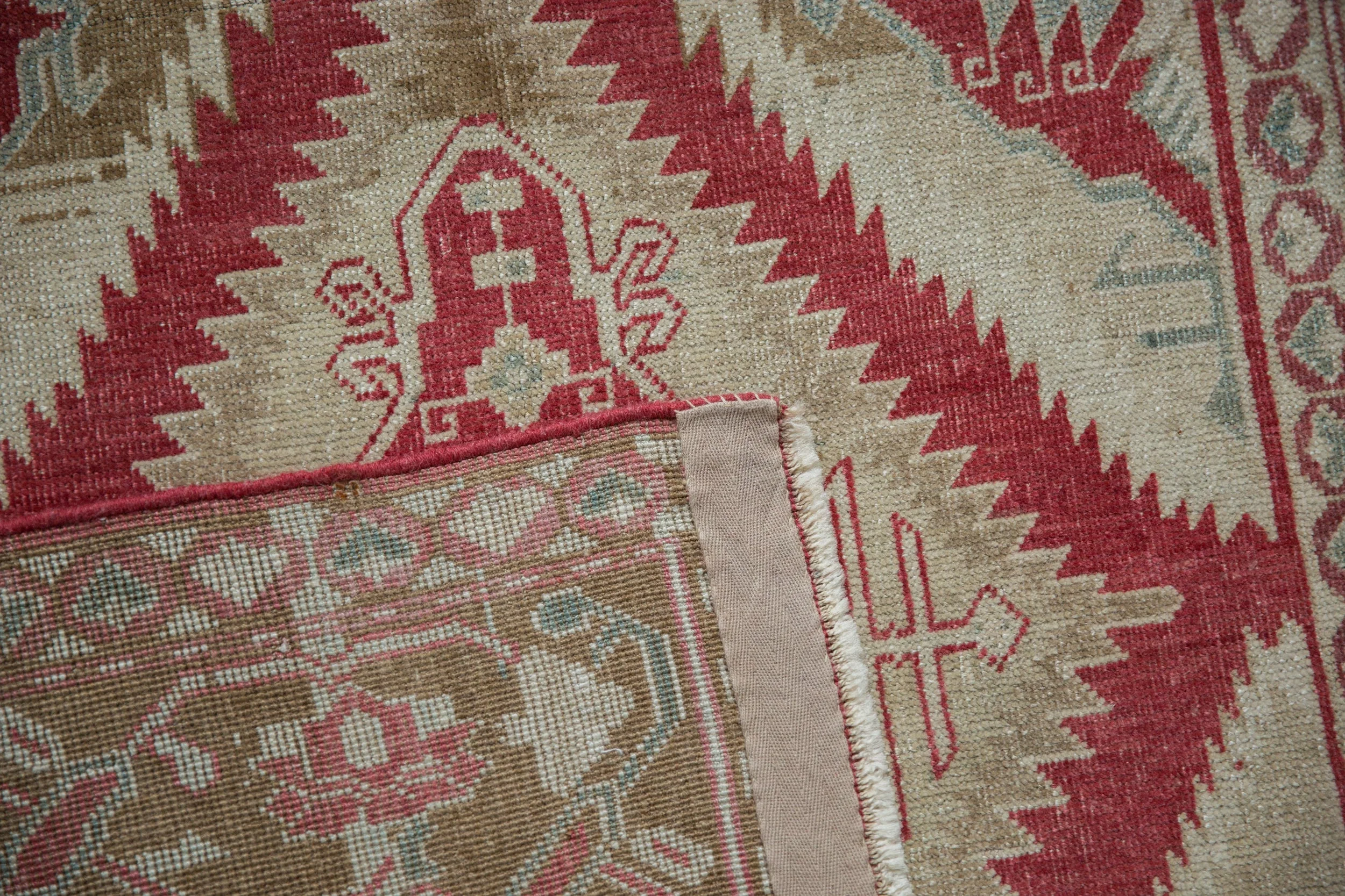 3.5x5.5 Vintage Distressed Caucasian Rug - Image 9