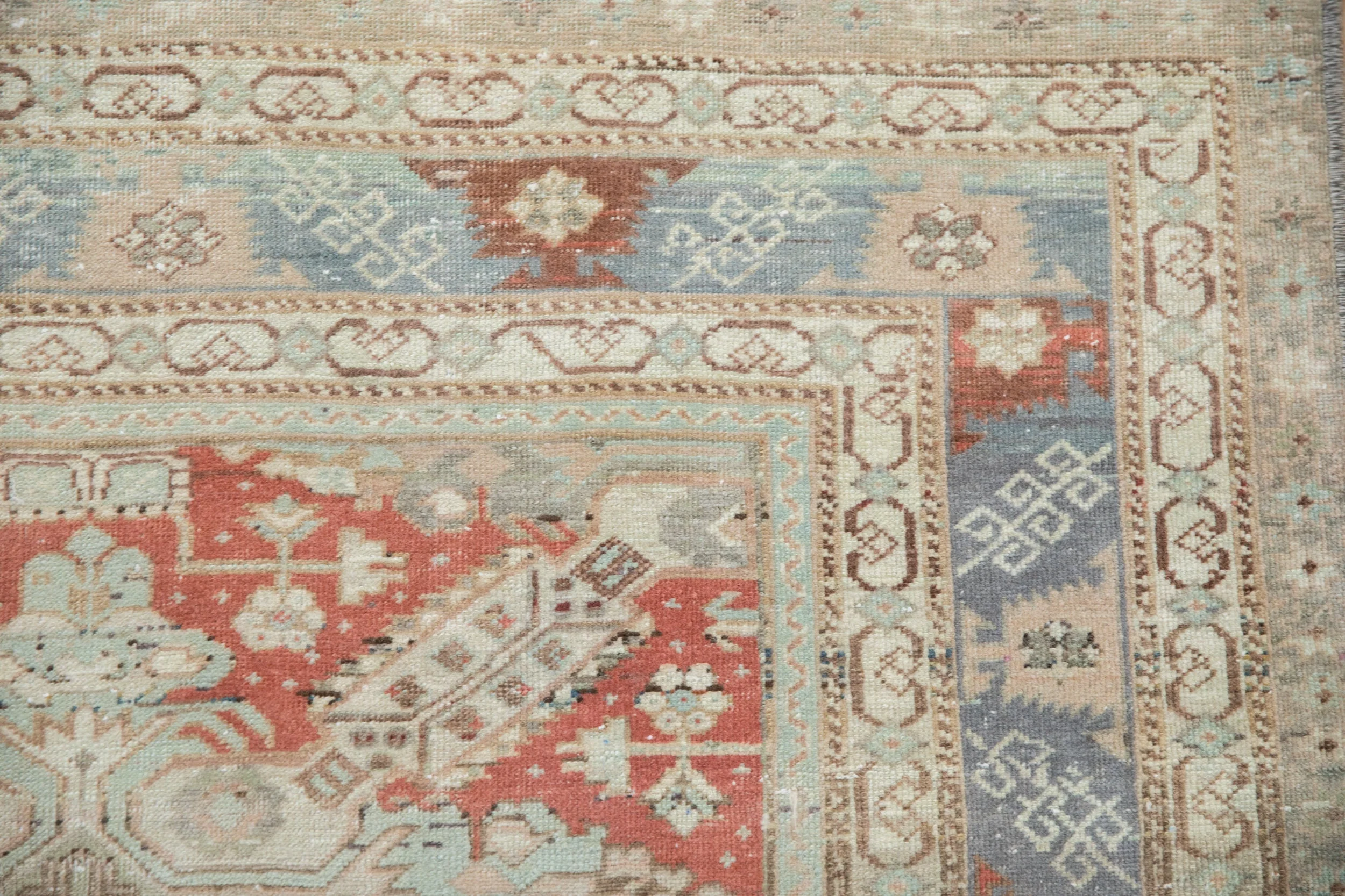 3.5x5.5 Vintage Distressed Caucasian Rug - Image 4
