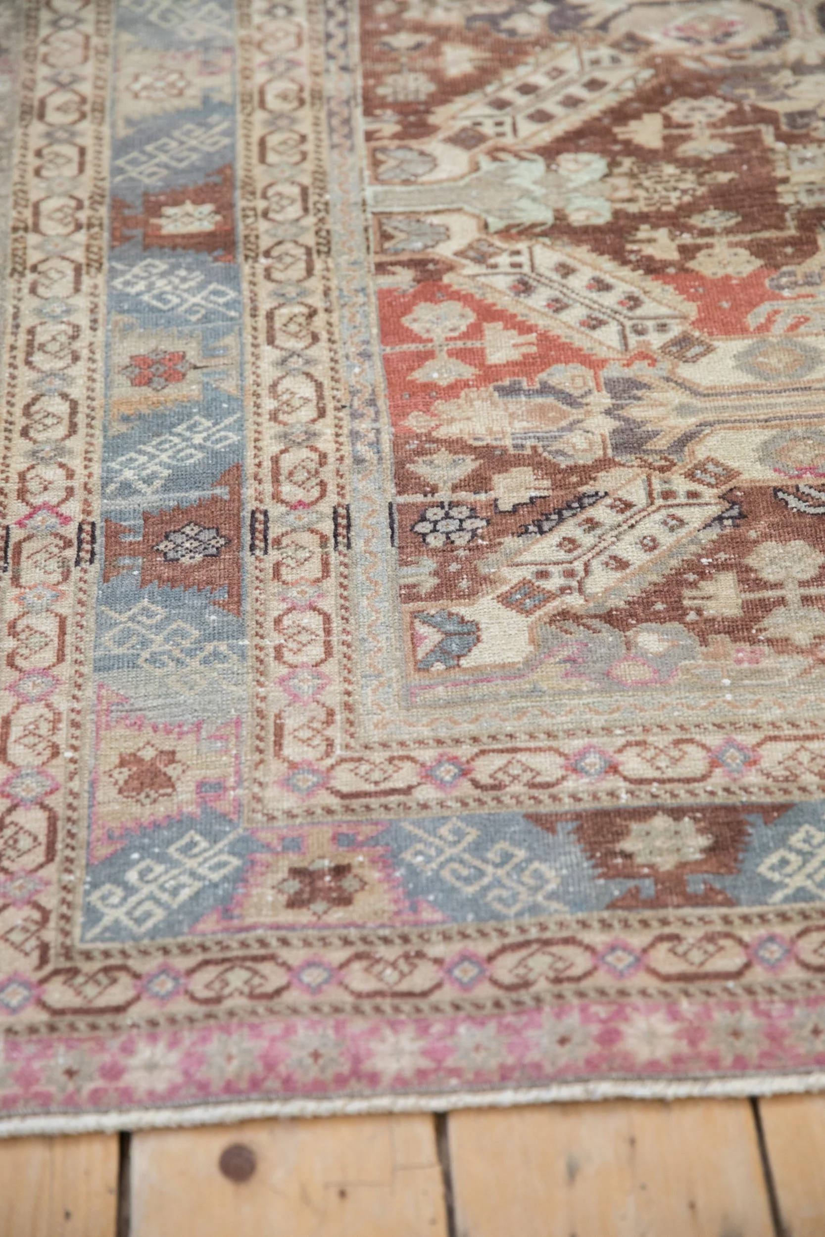 3.5x5.5 Vintage Distressed Caucasian Rug - Image 7