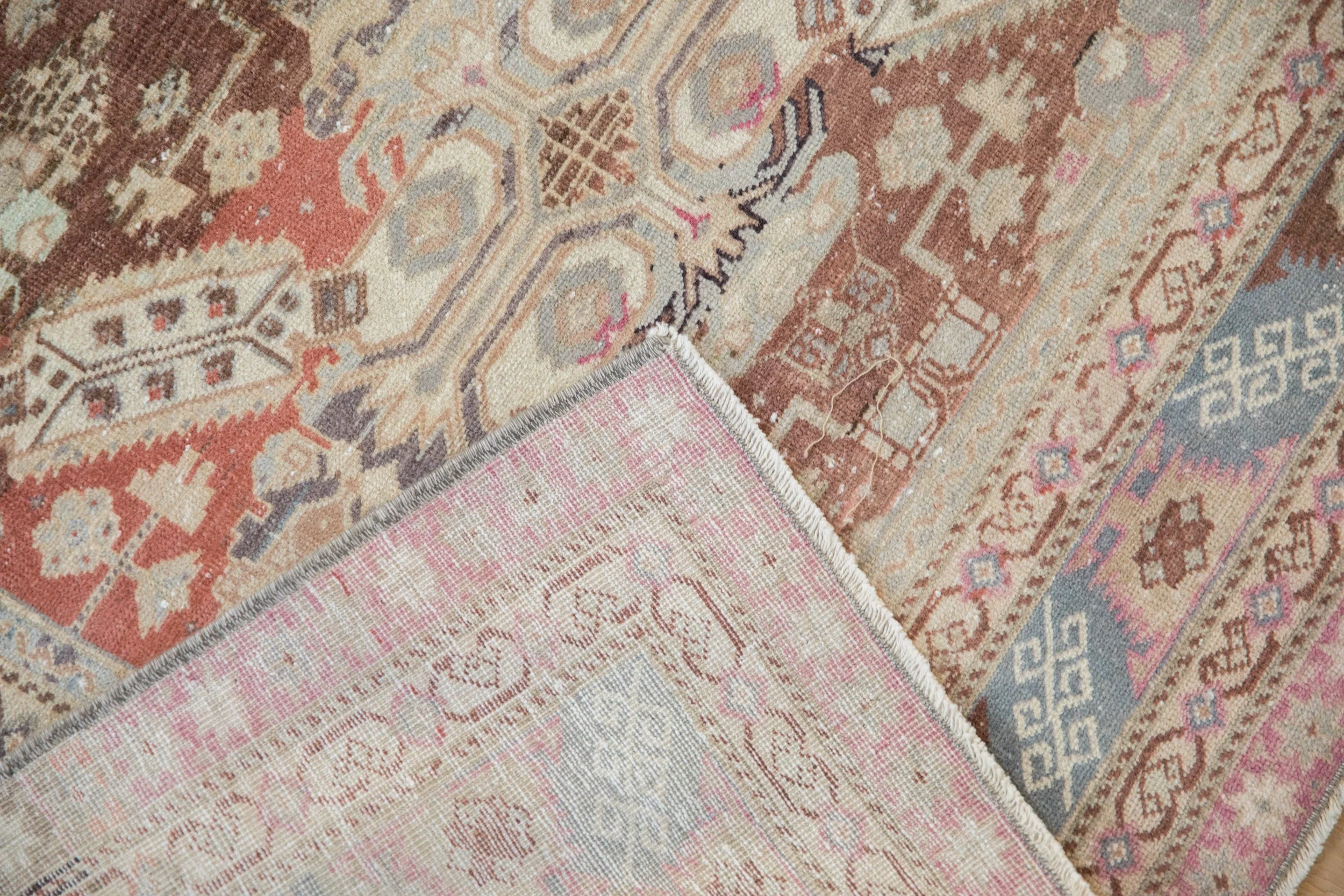3.5x5.5 Vintage Distressed Caucasian Rug - Image 9