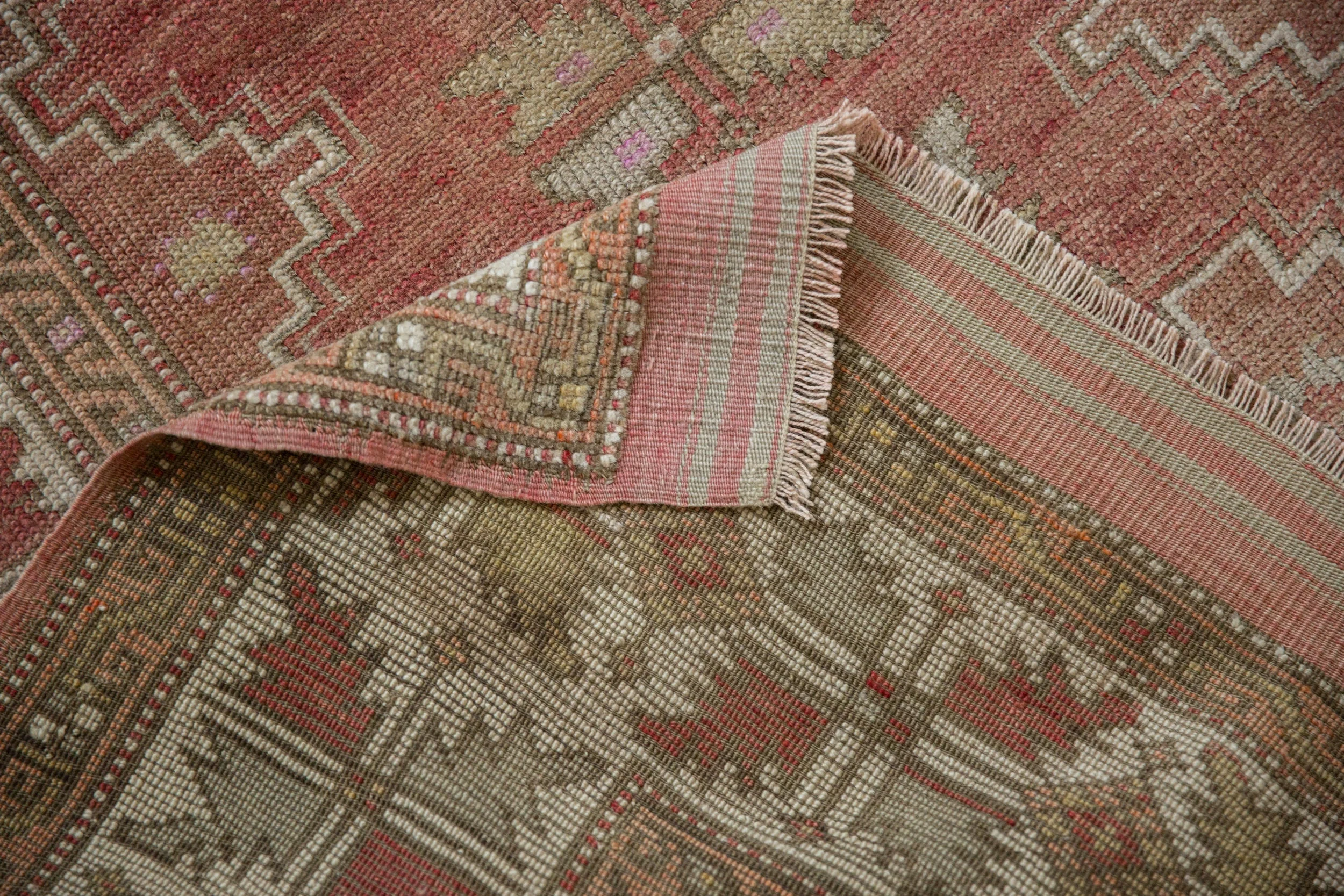 3.5x5.5 Vintage Distressed Melas Rug - Image 11