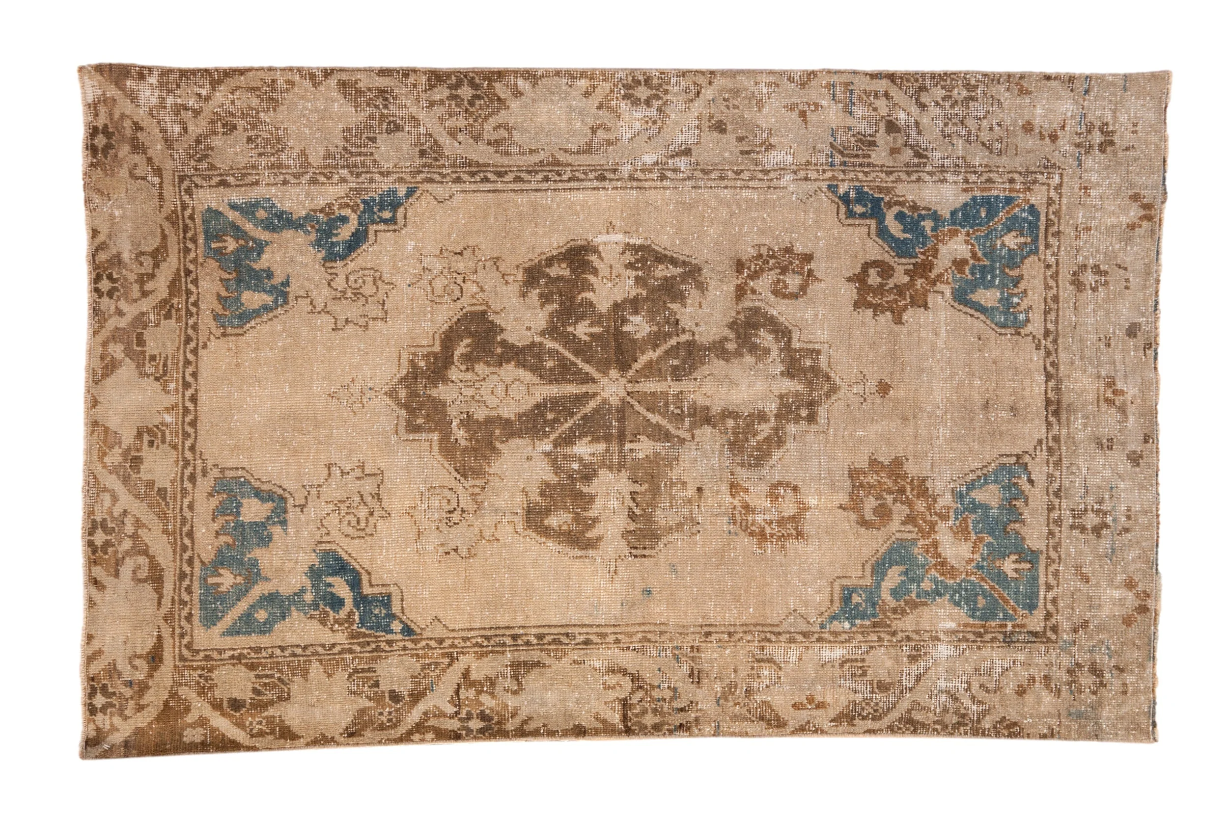 3.5x5.5 Vintage Distressed Oushak Rug