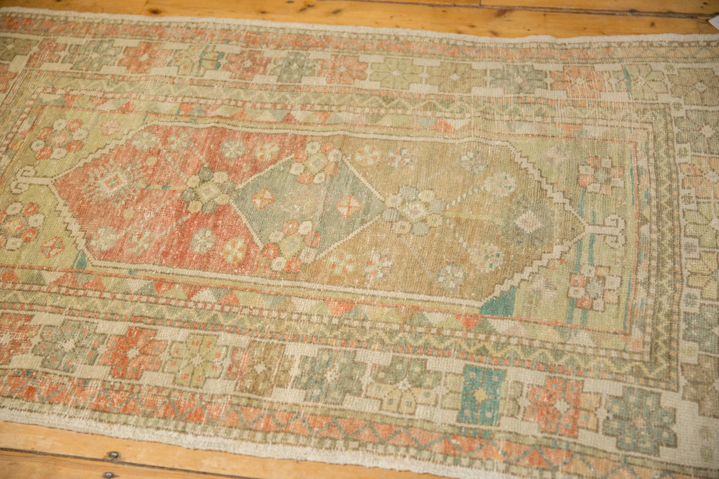 3.5x5.5 Vintage Distressed Oushak Rug - Image 6