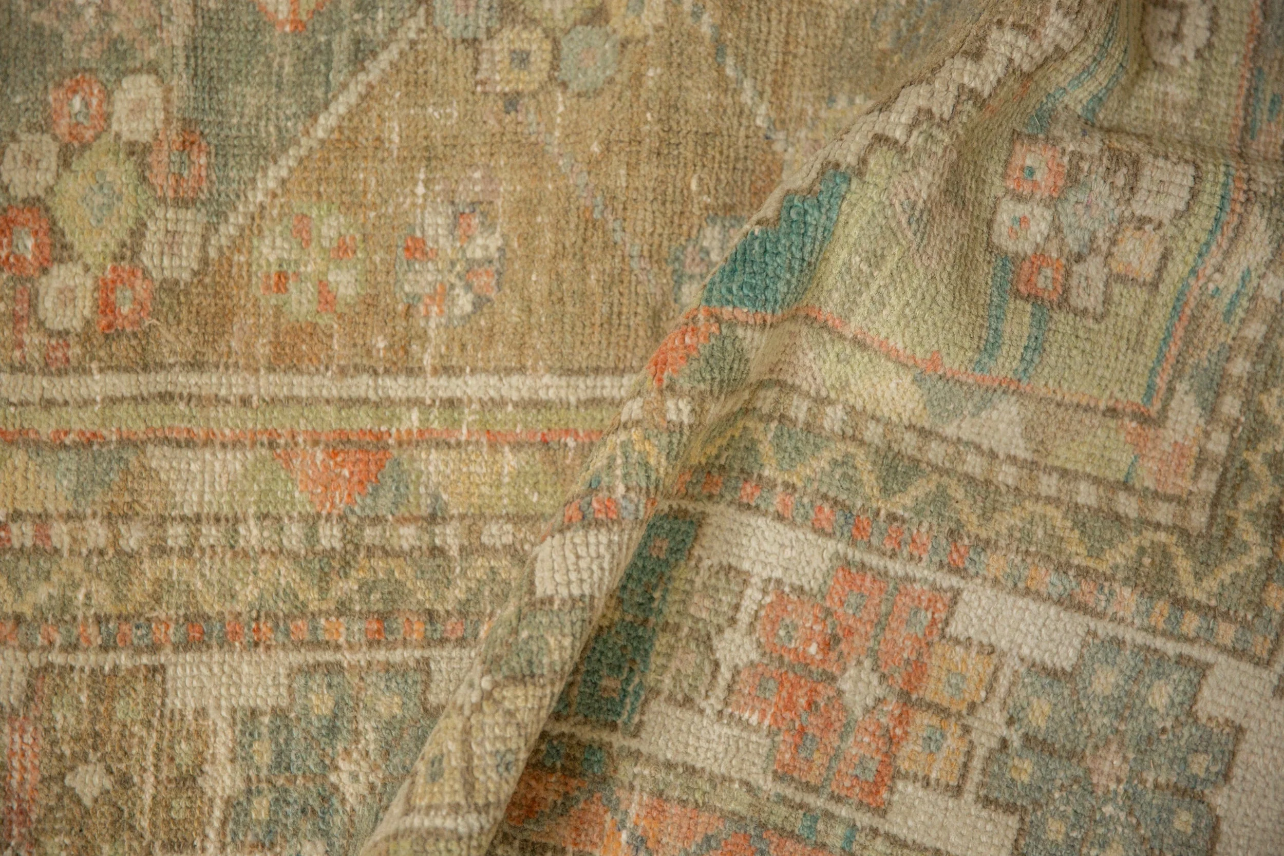 3.5x5.5 Vintage Distressed Oushak Rug - Image 8