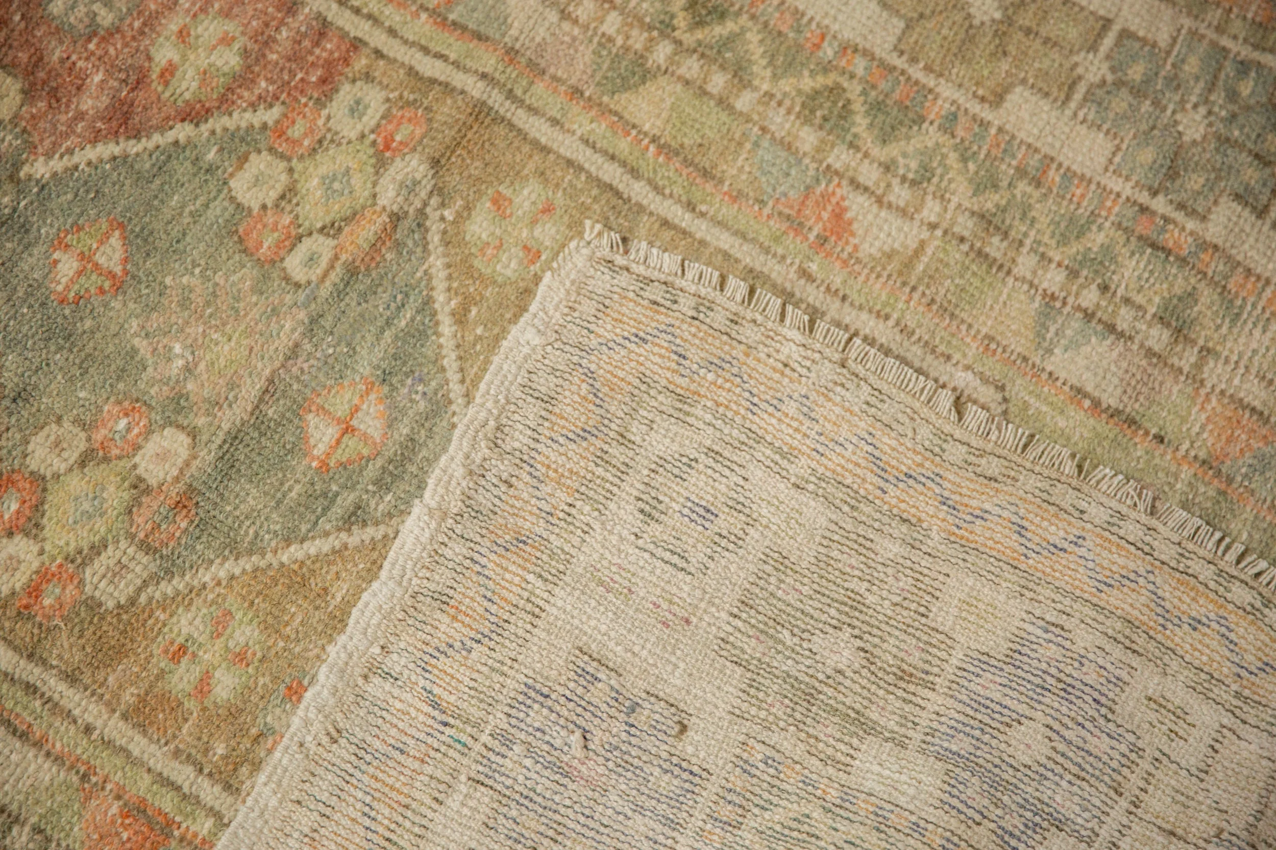 3.5x5.5 Vintage Distressed Oushak Rug - Image 9