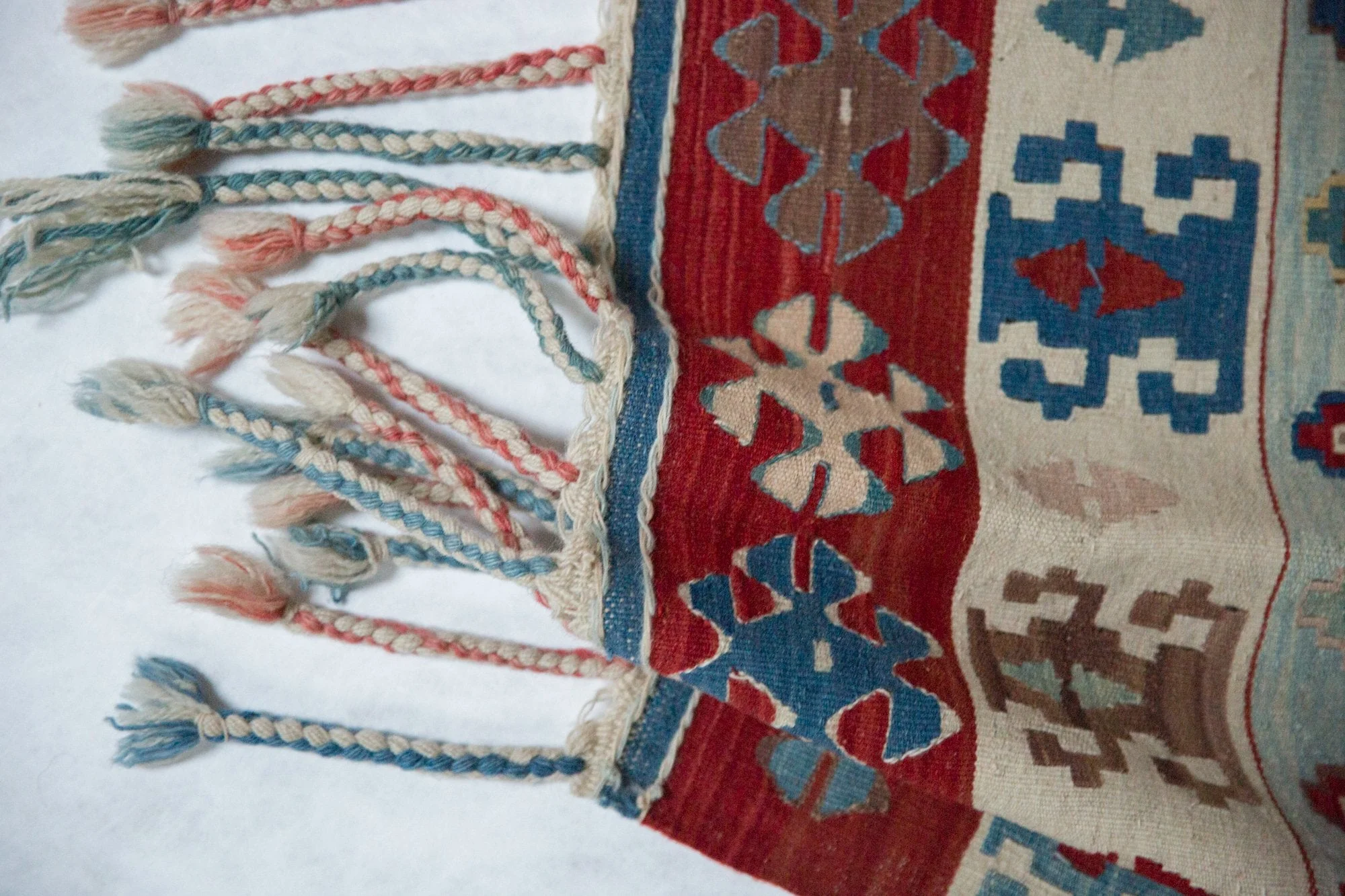 3.5x5.5 Vintage Fine Turkish Kilim Rug - Image 10