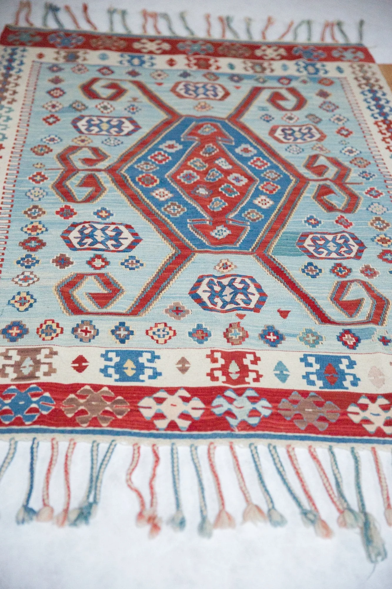3.5x5.5 Vintage Fine Turkish Kilim Rug - Image 3