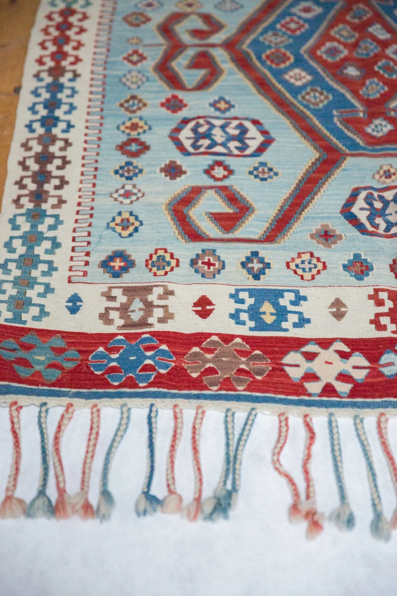 3.5x5.5 Vintage Fine Turkish Kilim Rug - Image 4