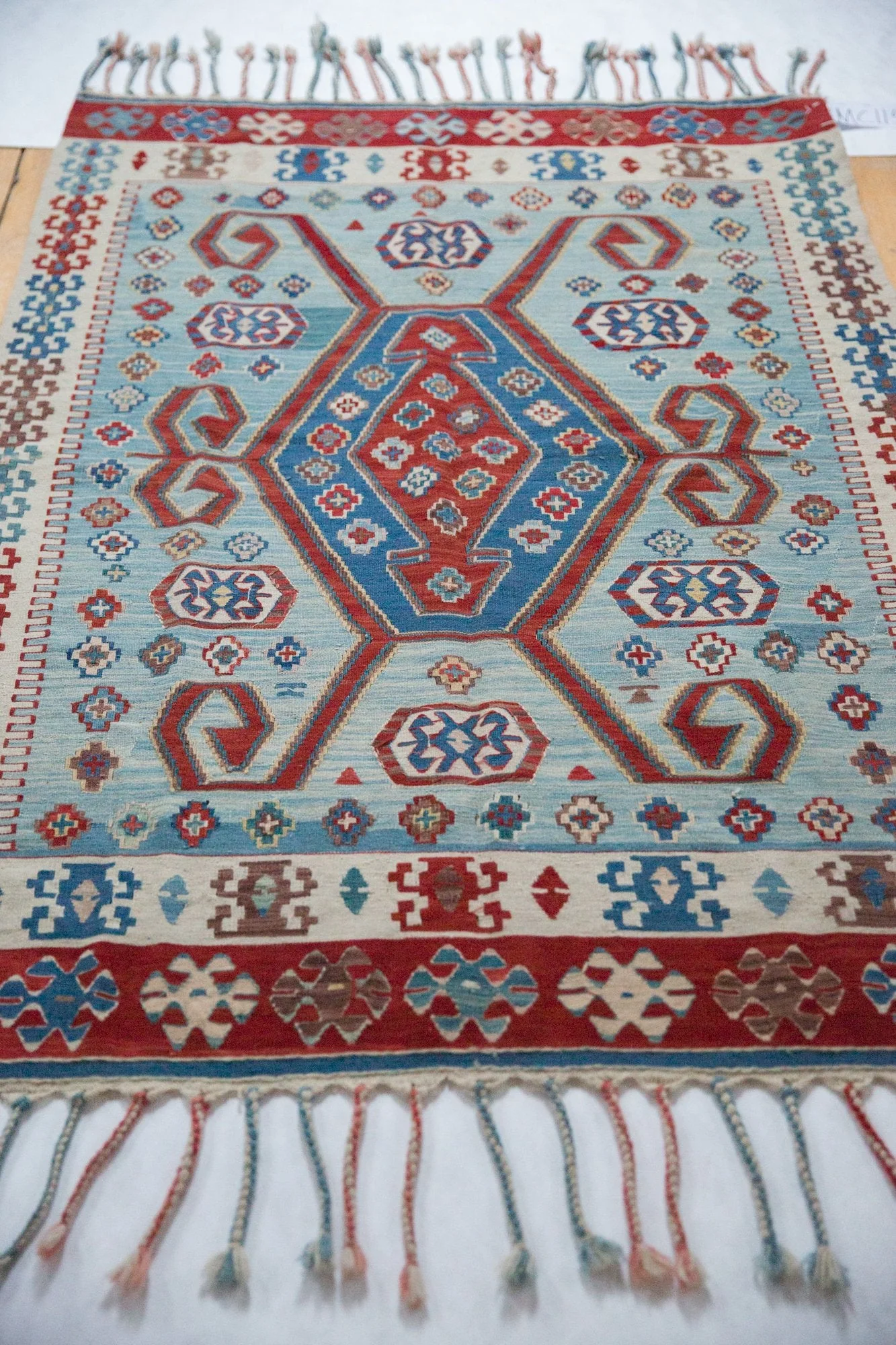 3.5x5.5 Vintage Fine Turkish Kilim Rug - Image 6