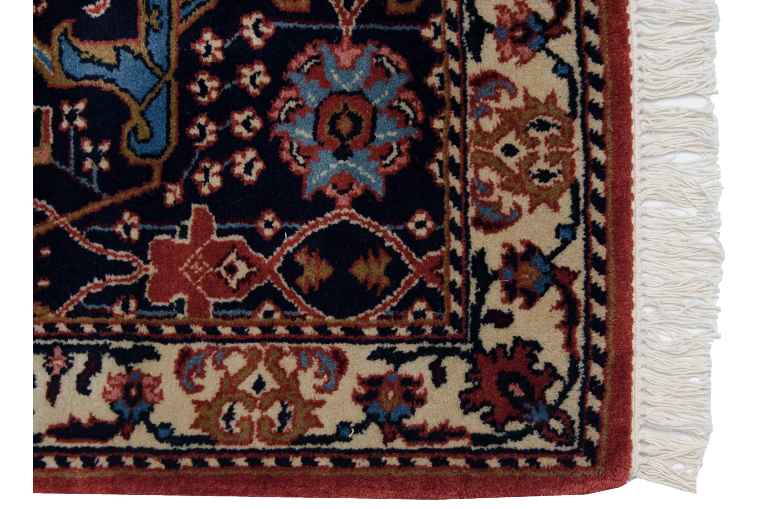 3.5x5.5 Vintage Indian Bijar Design Rug - Image 3