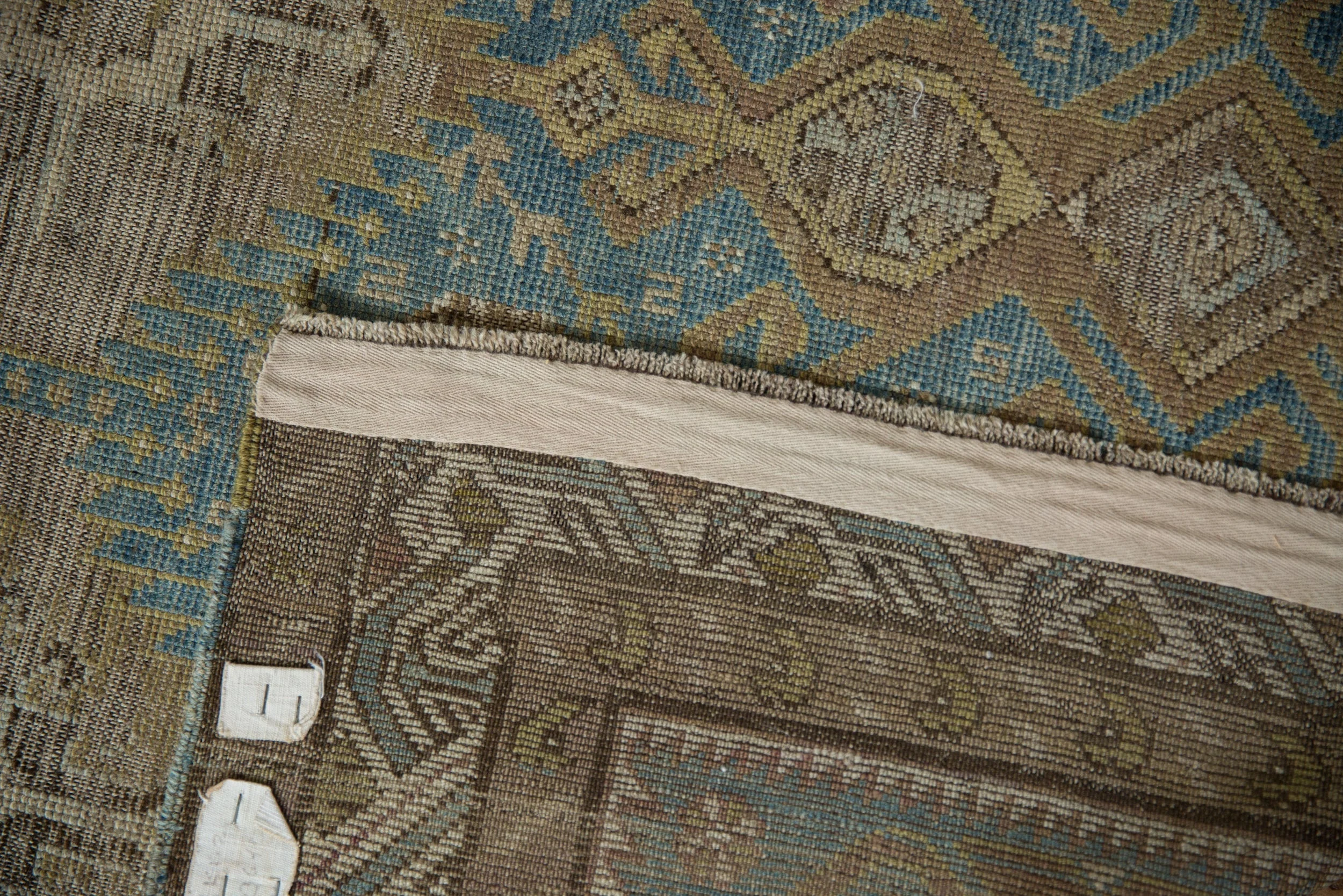 3.5x5 Antique Distressed Caucasian Rug - Image 8