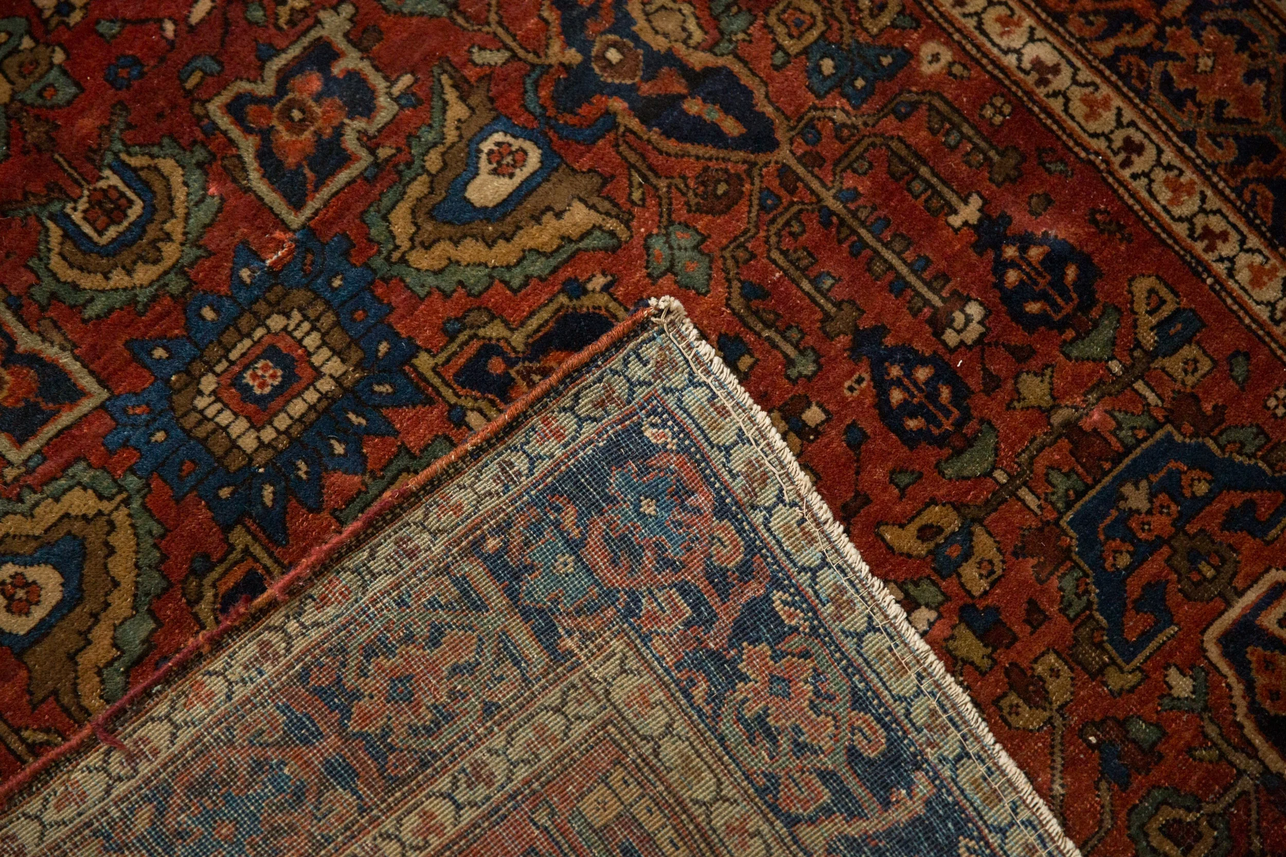 3.5x5 Antique Farahan Sarouk Rug - Image 13