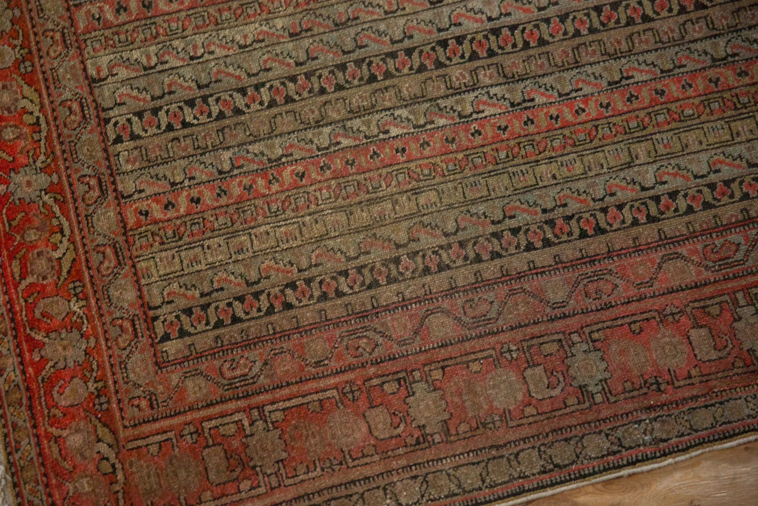 3.5x5 Antique Senneh Rug - Image 5
