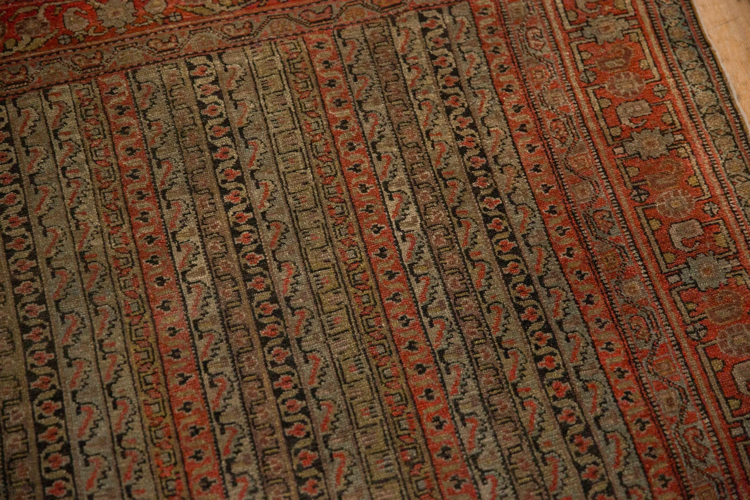 3.5x5 Antique Senneh Rug - Image 8