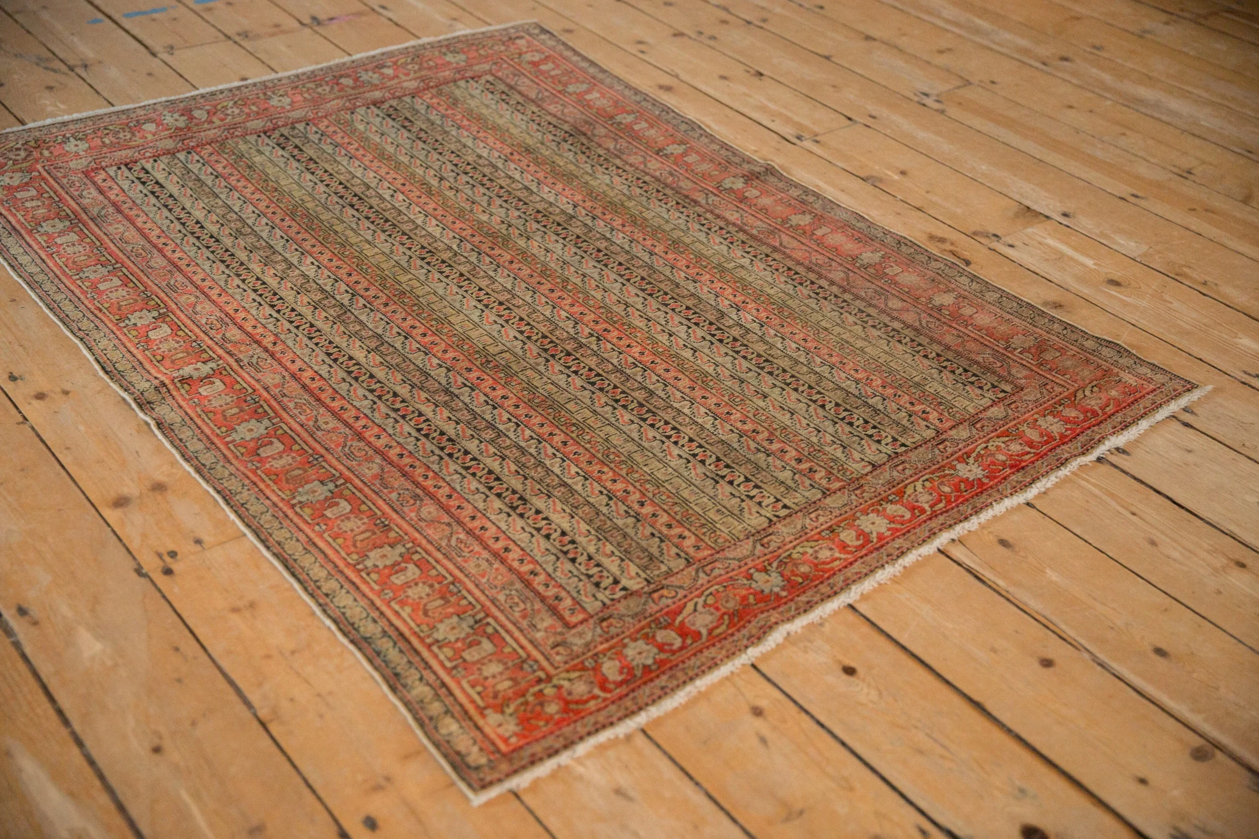 3.5x5 Antique Senneh Rug - Image 9