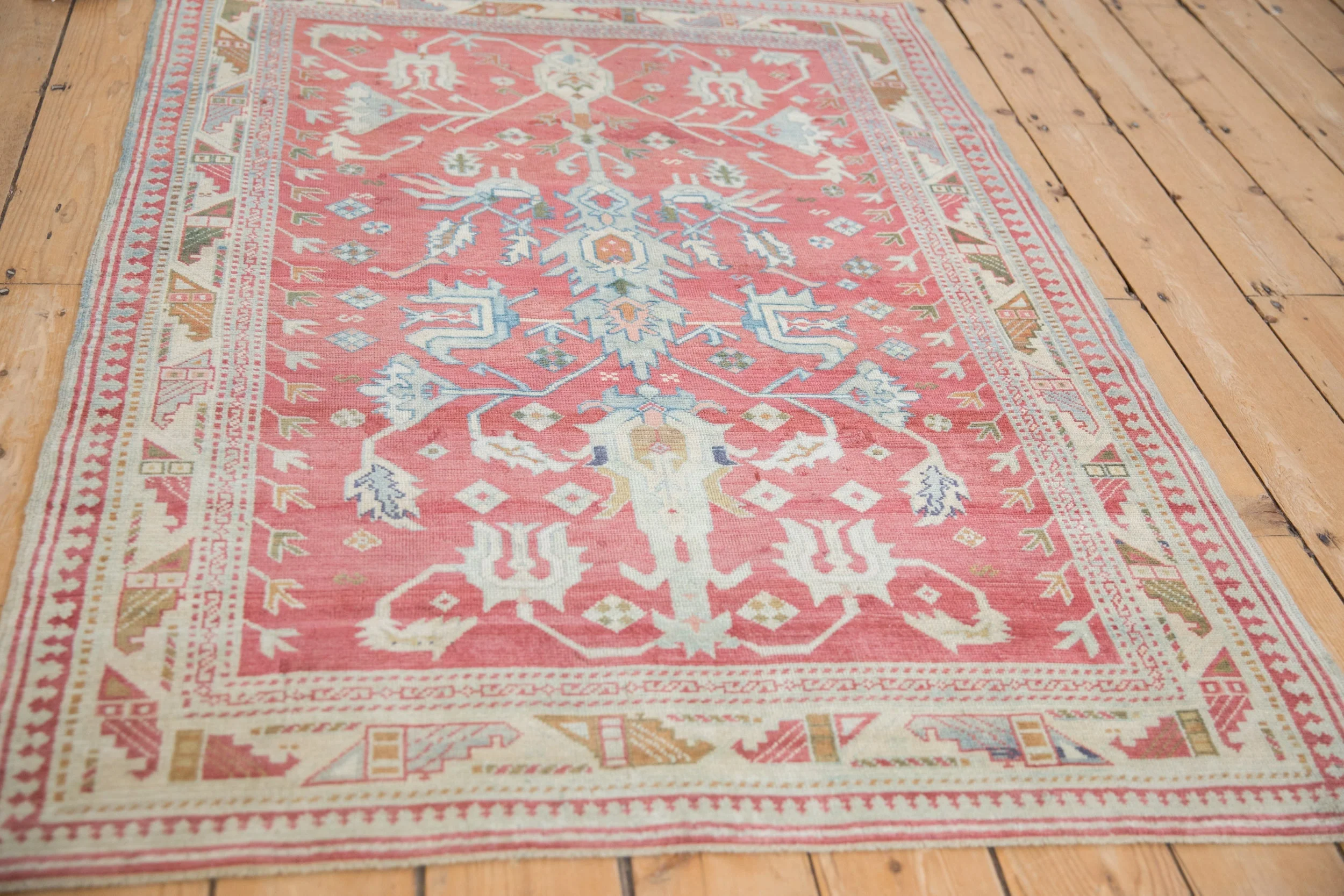 3.5x5 Vintage Distressed Anatolian Rug - Image 4