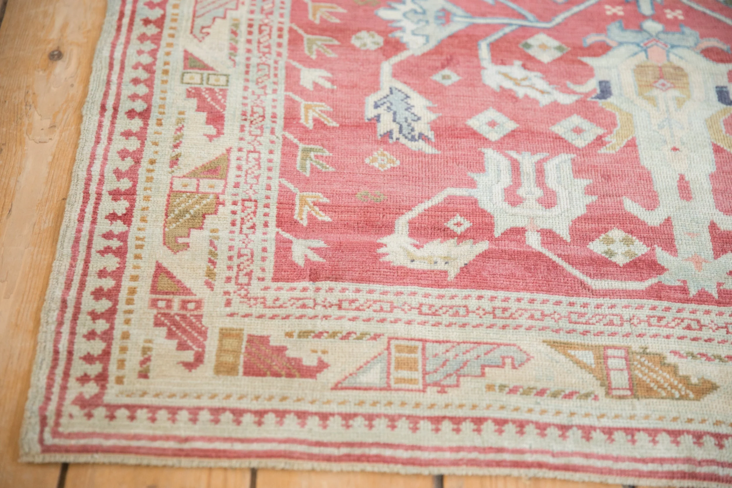 3.5x5 Vintage Distressed Anatolian Rug - Image 5