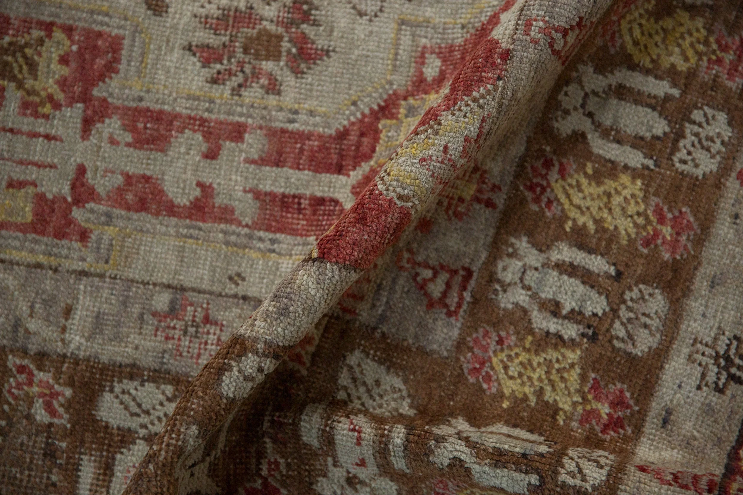 3.5x5 Vintage Distressed Anatolian Rug - Image 10