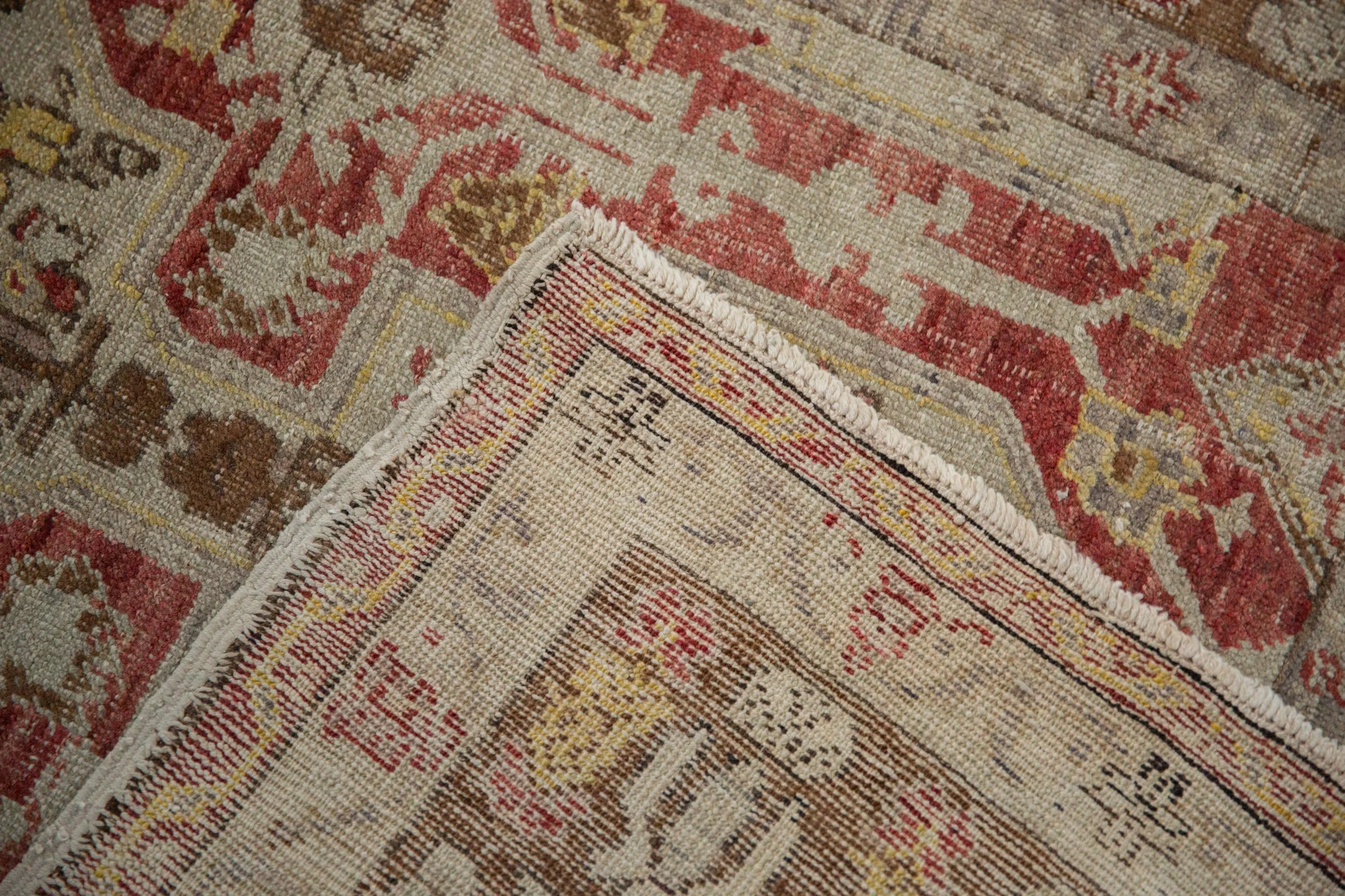 3.5x5 Vintage Distressed Anatolian Rug - Image 11