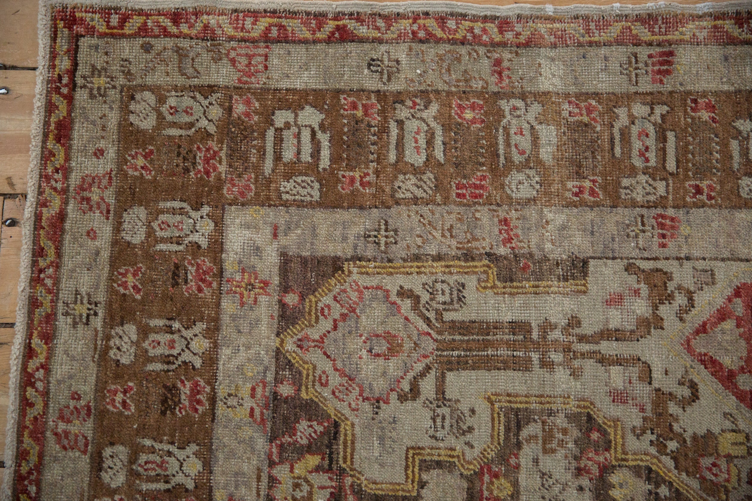 3.5x5 Vintage Distressed Anatolian Rug - Image 2