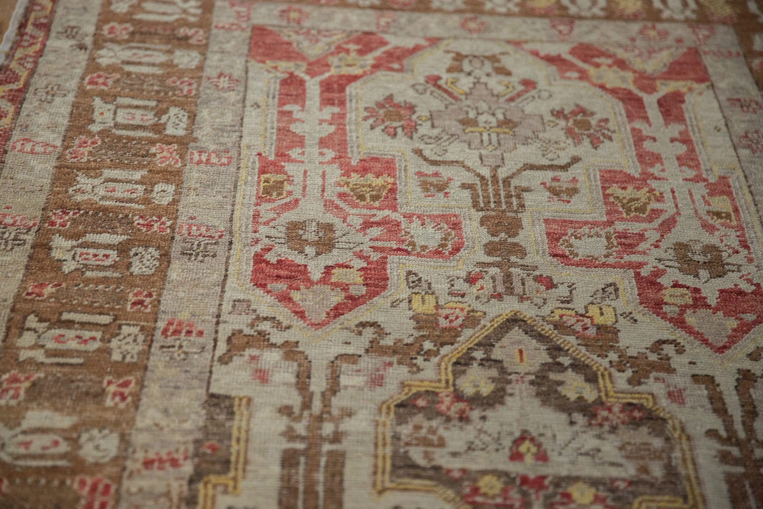3.5x5 Vintage Distressed Anatolian Rug - Image 5