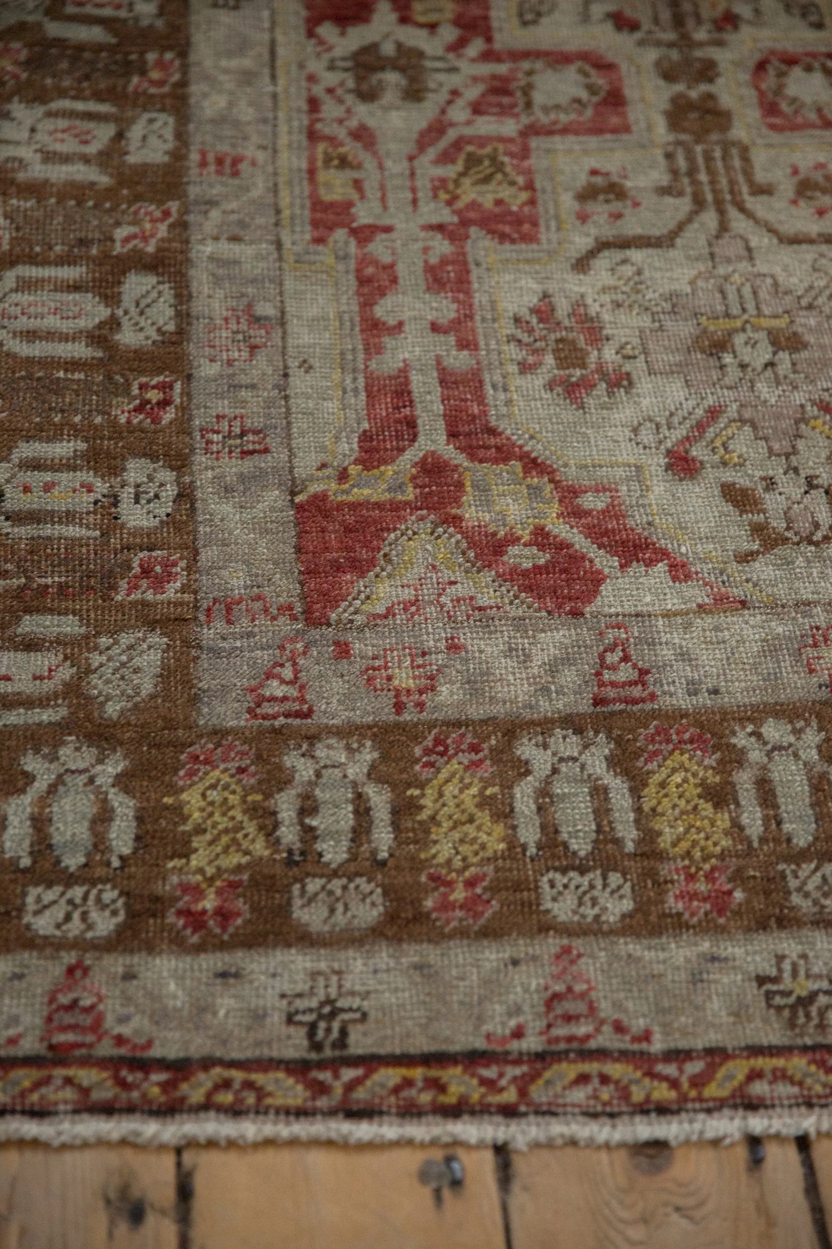 3.5x5 Vintage Distressed Anatolian Rug - Image 9
