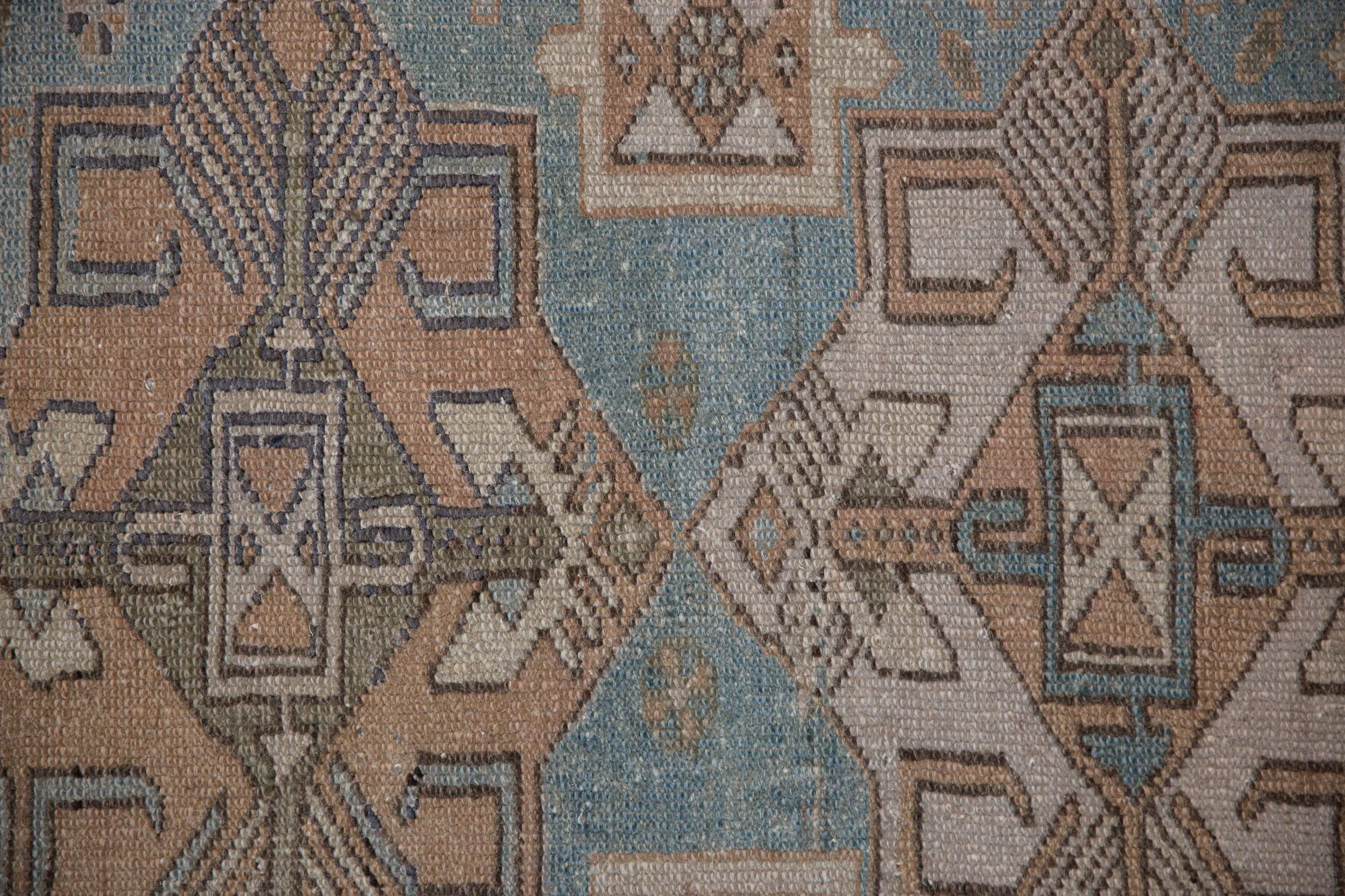 3.5x5 Vintage Distressed Hamadan Rug - Image 3
