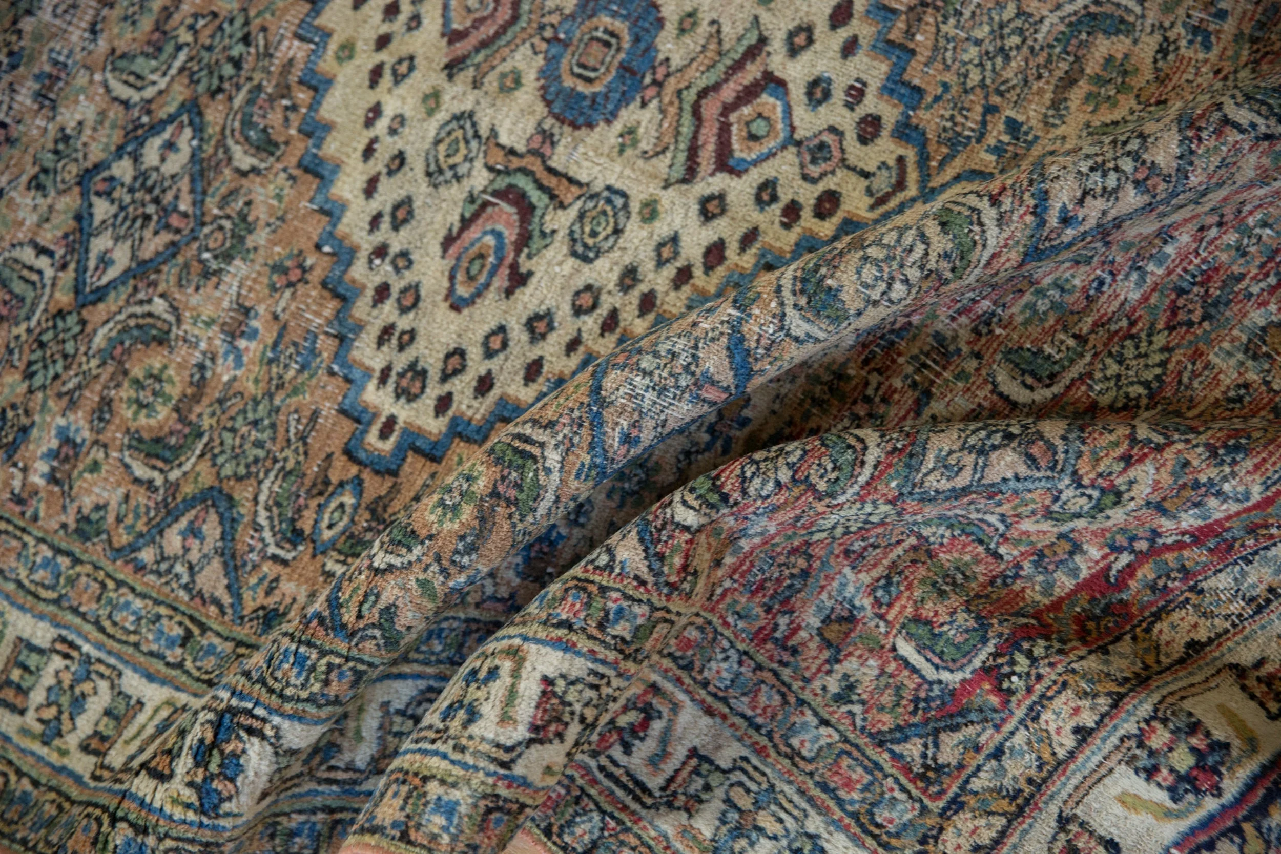 3.5x5 Vintage Distressed Khorassan Rug - Image 7