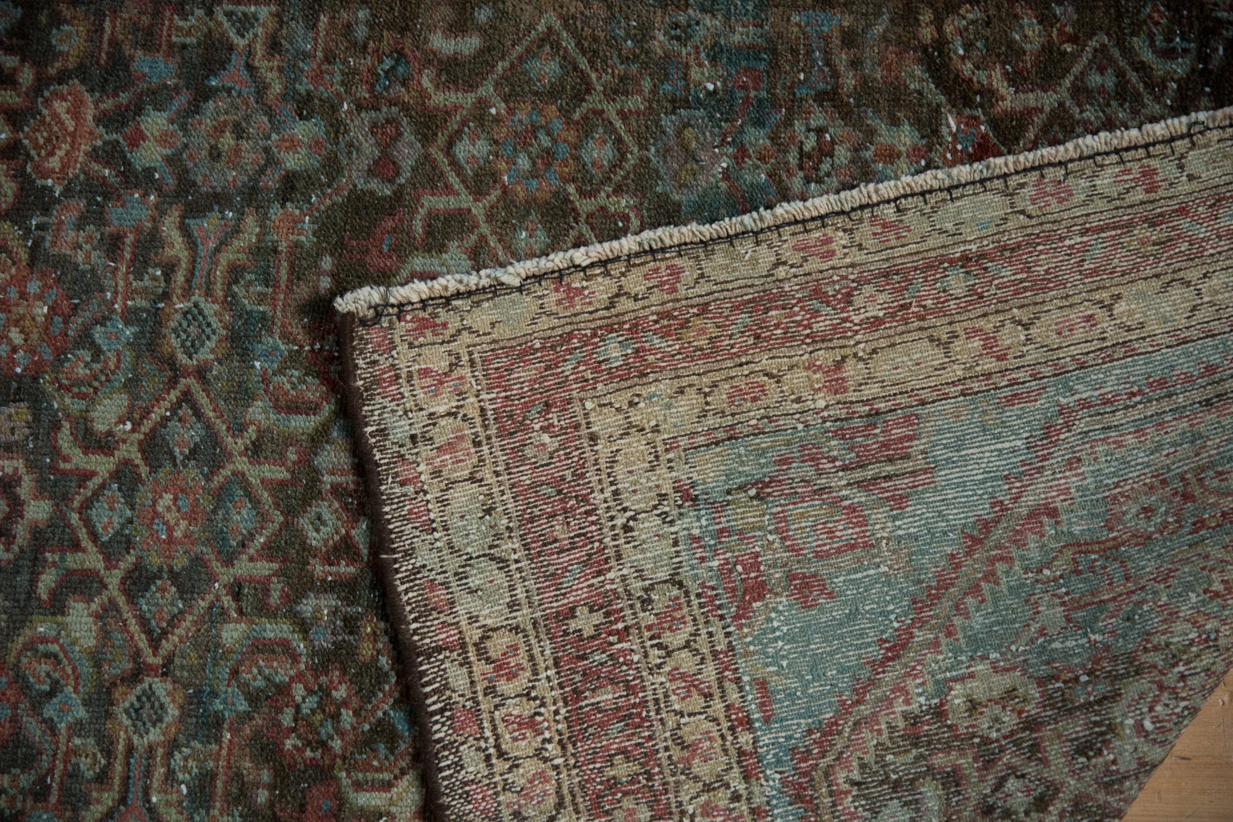 3.5x5 Vintage Distressed Malayer Rug - Image 10