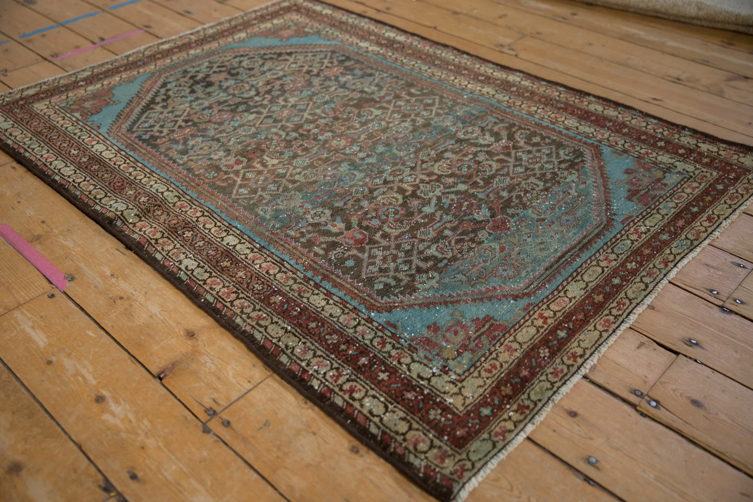 3.5x5 Vintage Distressed Malayer Rug - Image 11