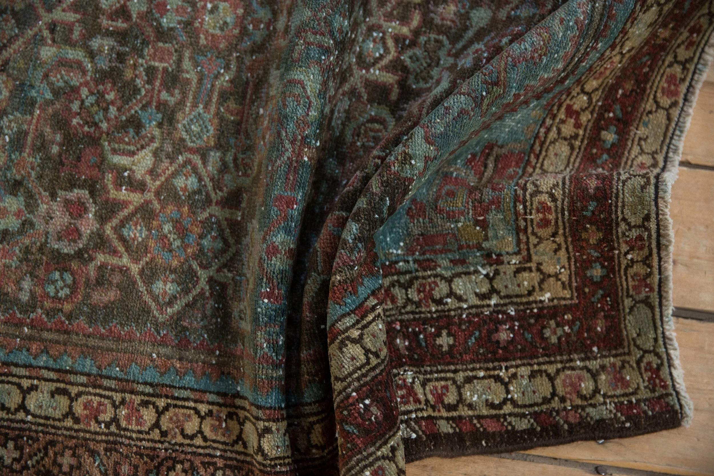 3.5x5 Vintage Distressed Malayer Rug - Image 9