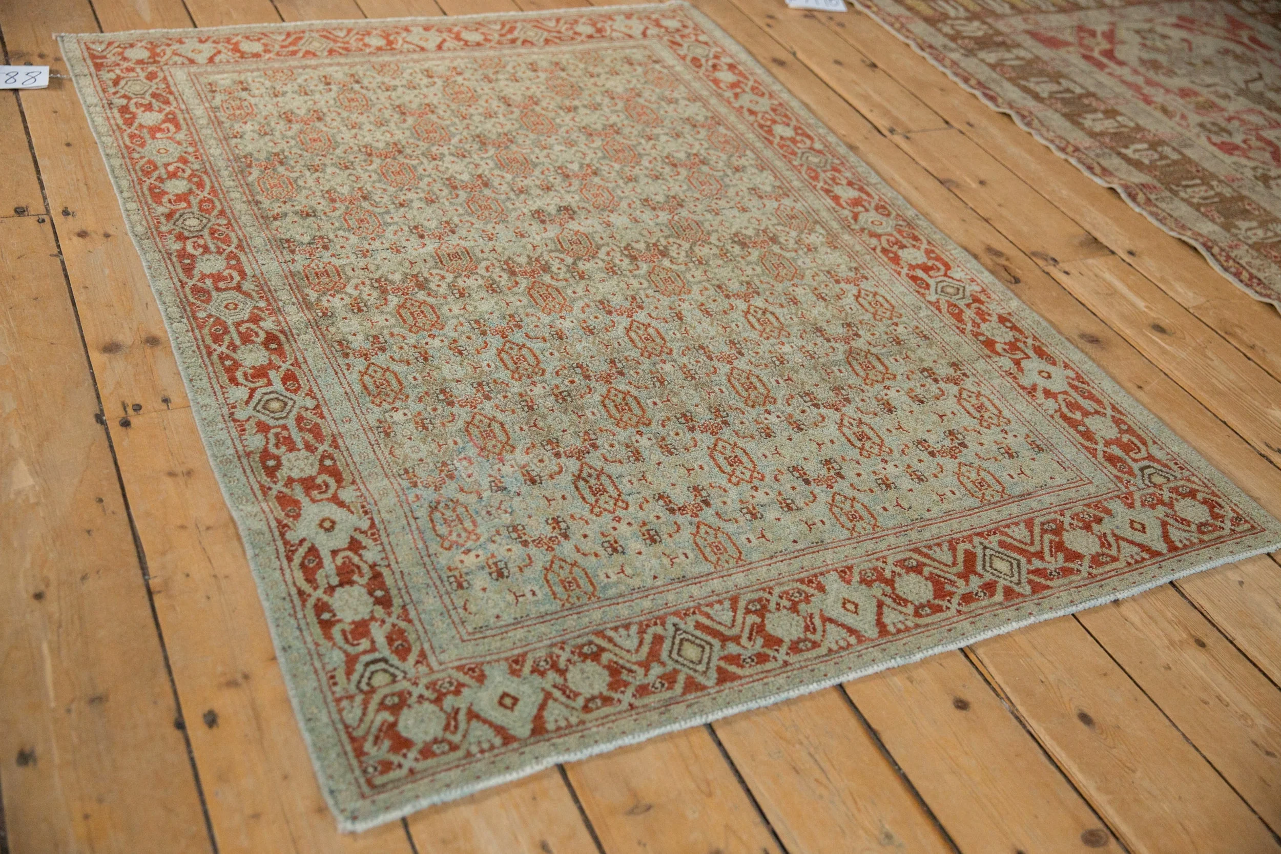 3.5x5 Vintage Distressed Senneh Rug - Image 3