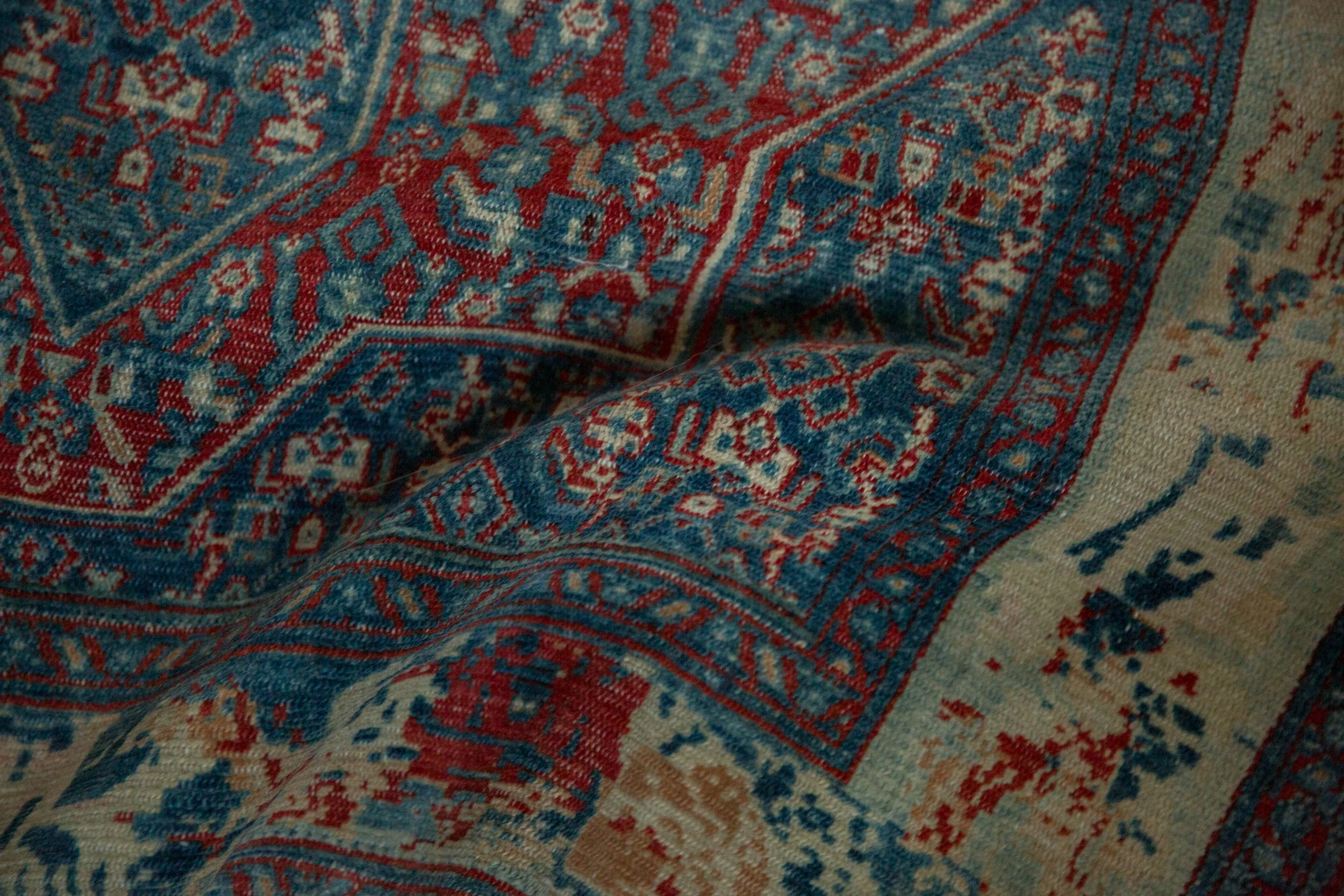 3.5x5 Vintage Distressed Senneh Rug - Image 10