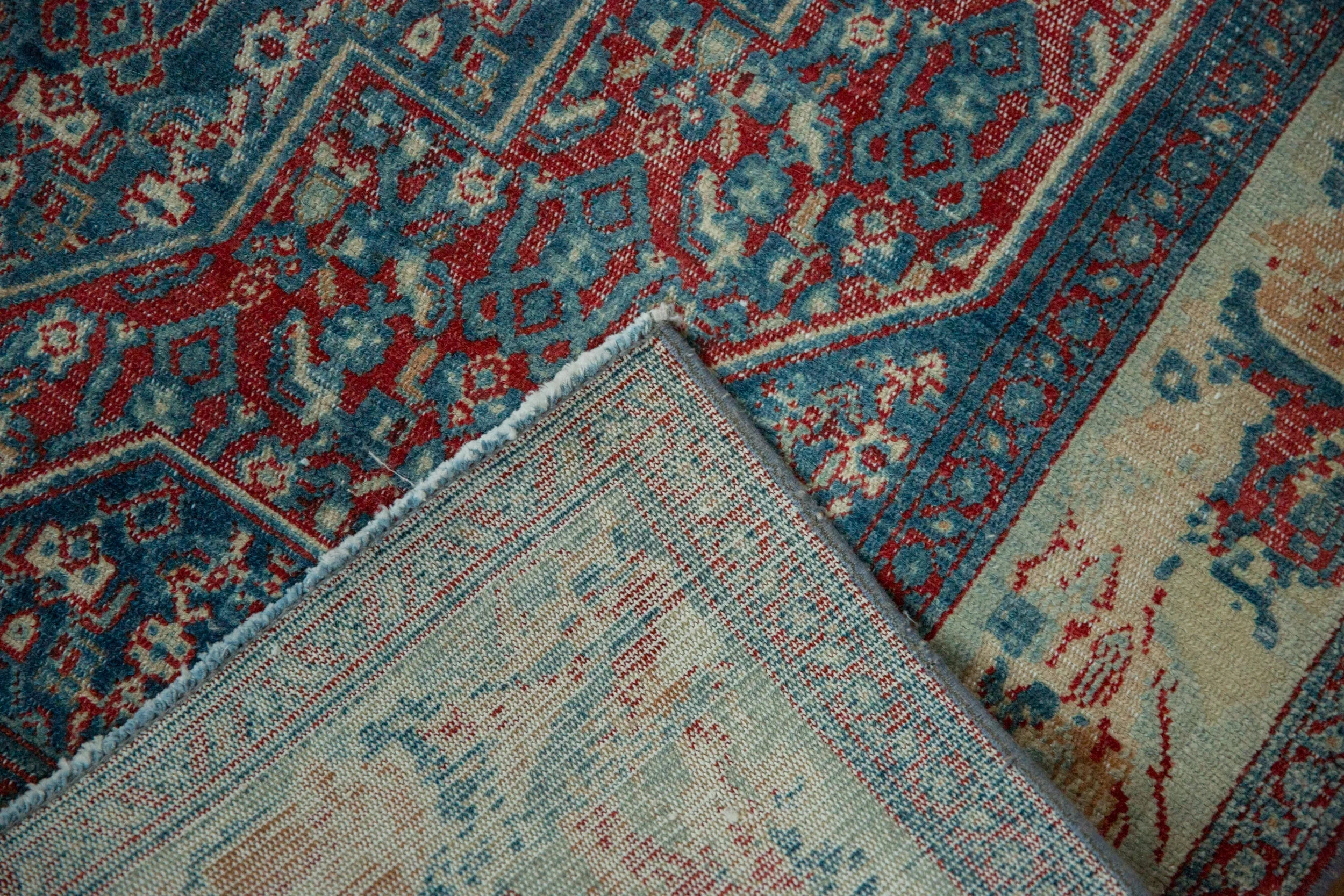 3.5x5 Vintage Distressed Senneh Rug - Image 11