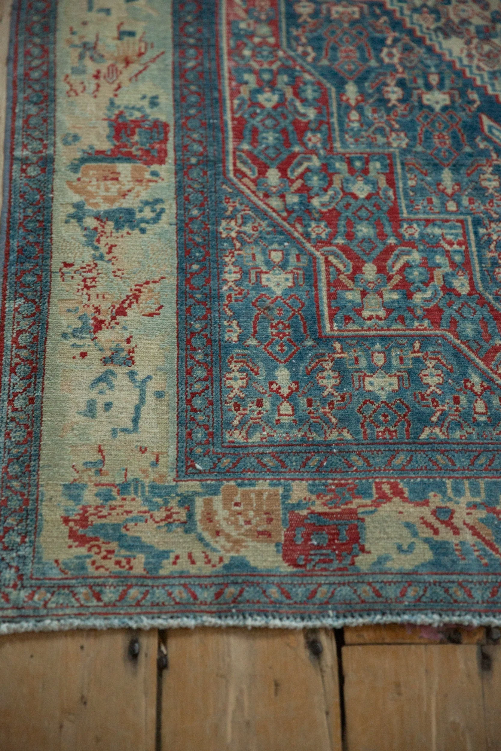 3.5x5 Vintage Distressed Senneh Rug - Image 9