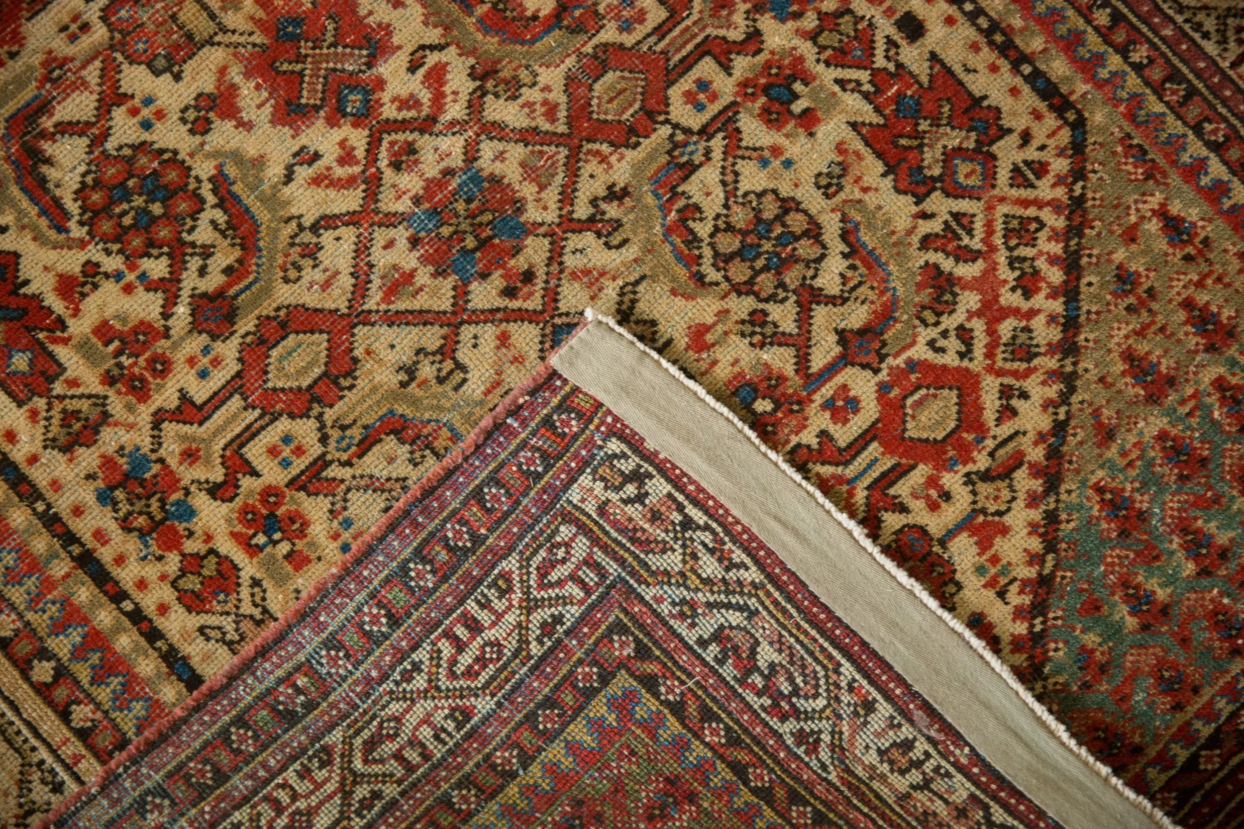 3.5x5 Vintage Distressed Serbend Rug - Image 9