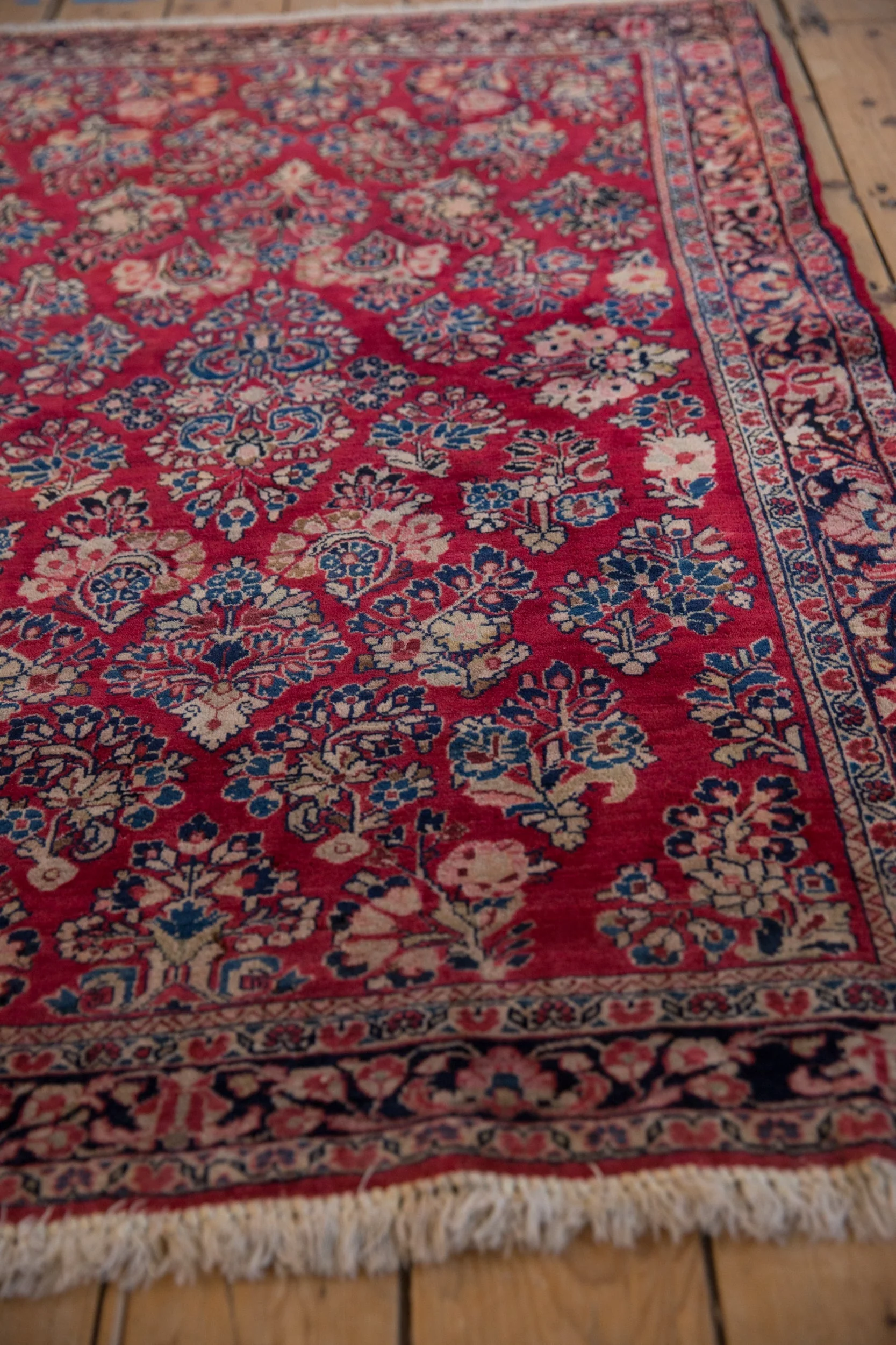 3.5x5 Vintage Fine German Sarouk Rug - Image 6