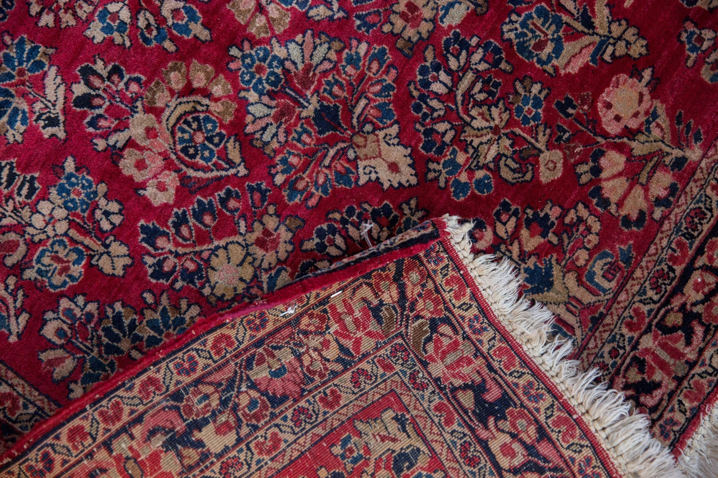 3.5x5 Vintage Fine German Sarouk Rug - Image 8