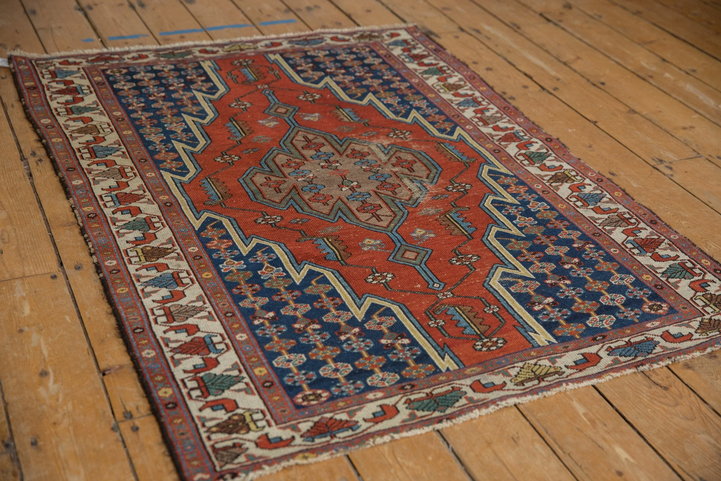 3.5x5 Vintage Fine Hamadan Rug - Image 3