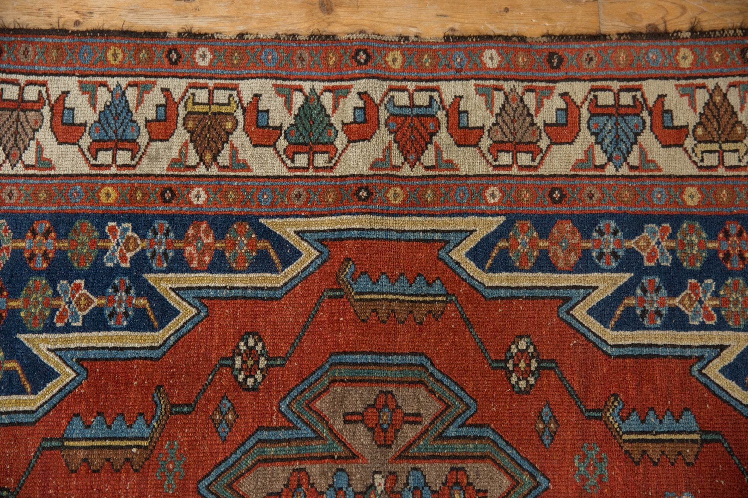 3.5x5 Vintage Fine Hamadan Rug - Image 9