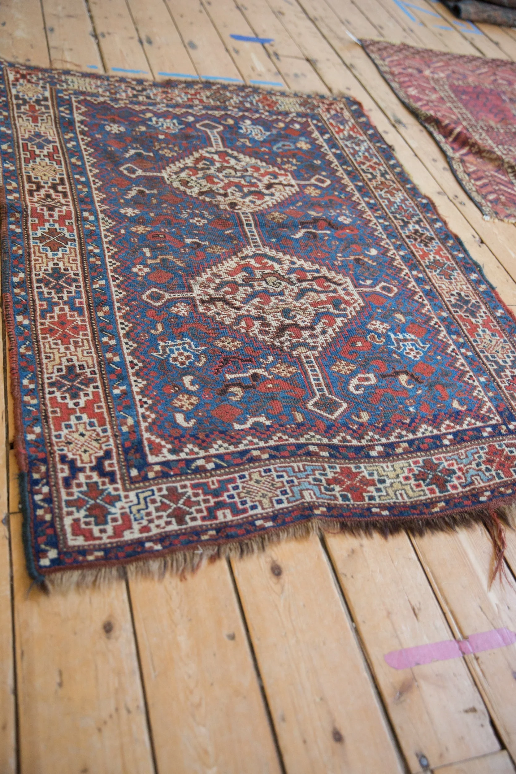 3.5x5 Vintage Kamseh Rug - Image 3
