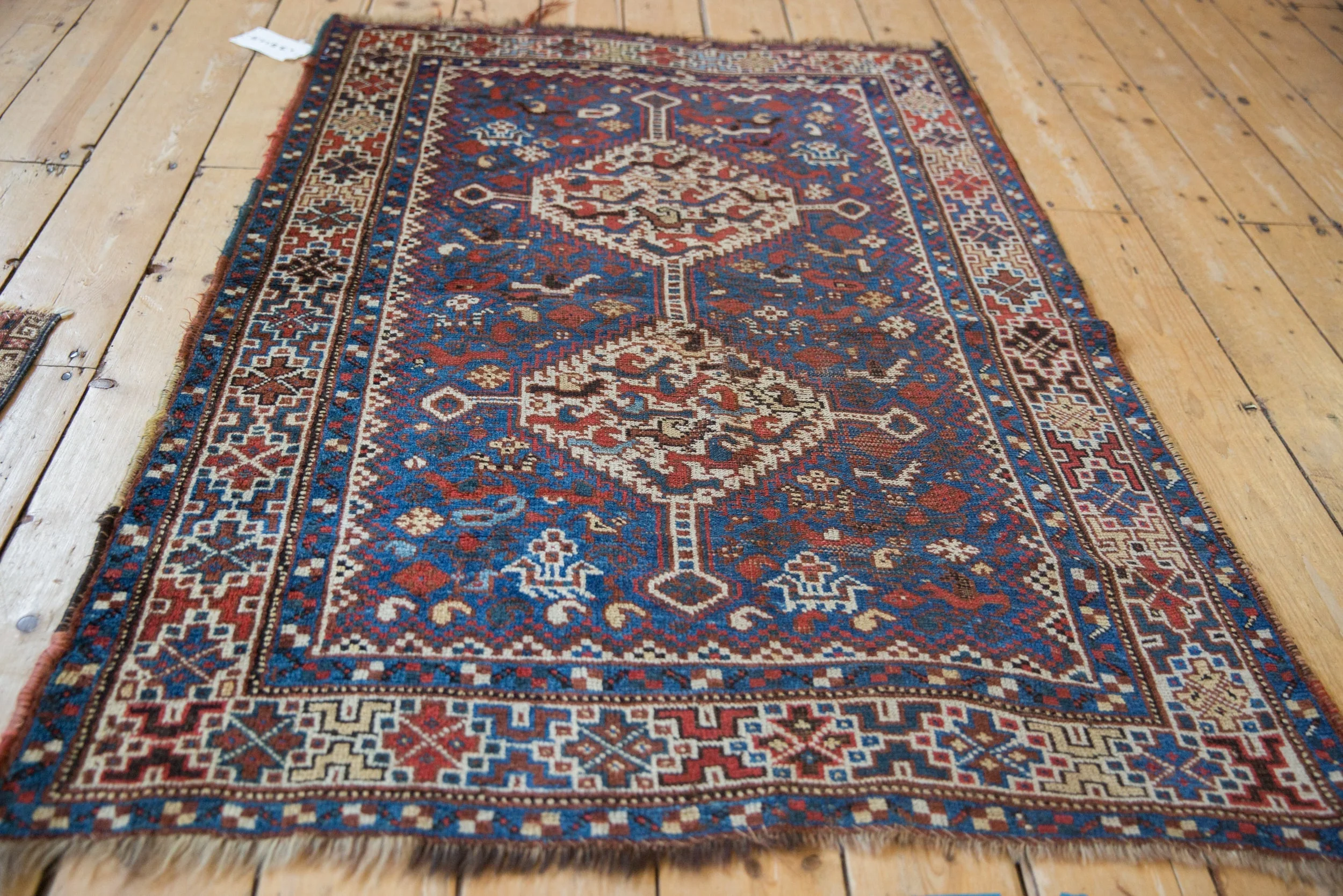 3.5x5 Vintage Kamseh Rug - Image 5