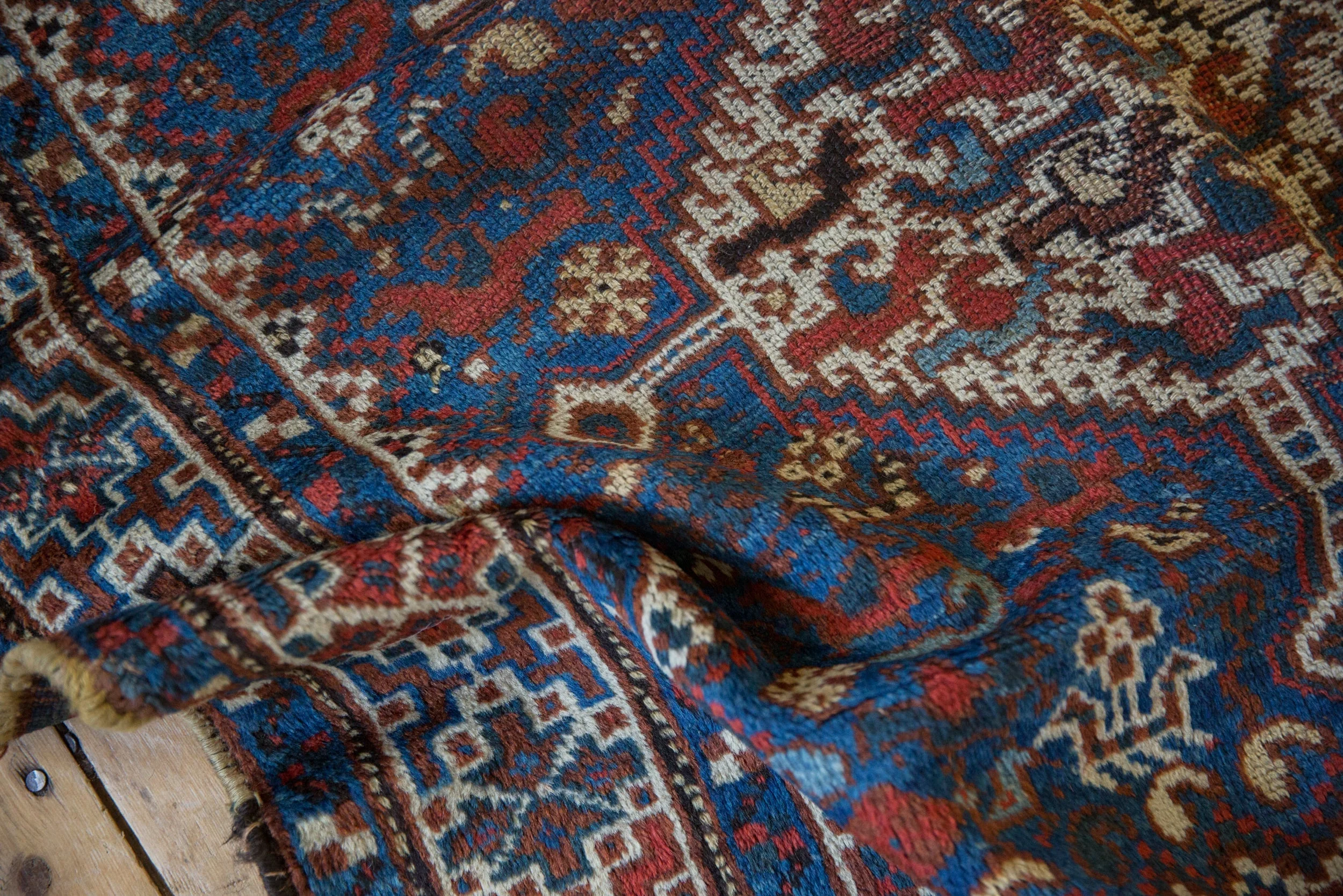 3.5x5 Vintage Kamseh Rug - Image 7