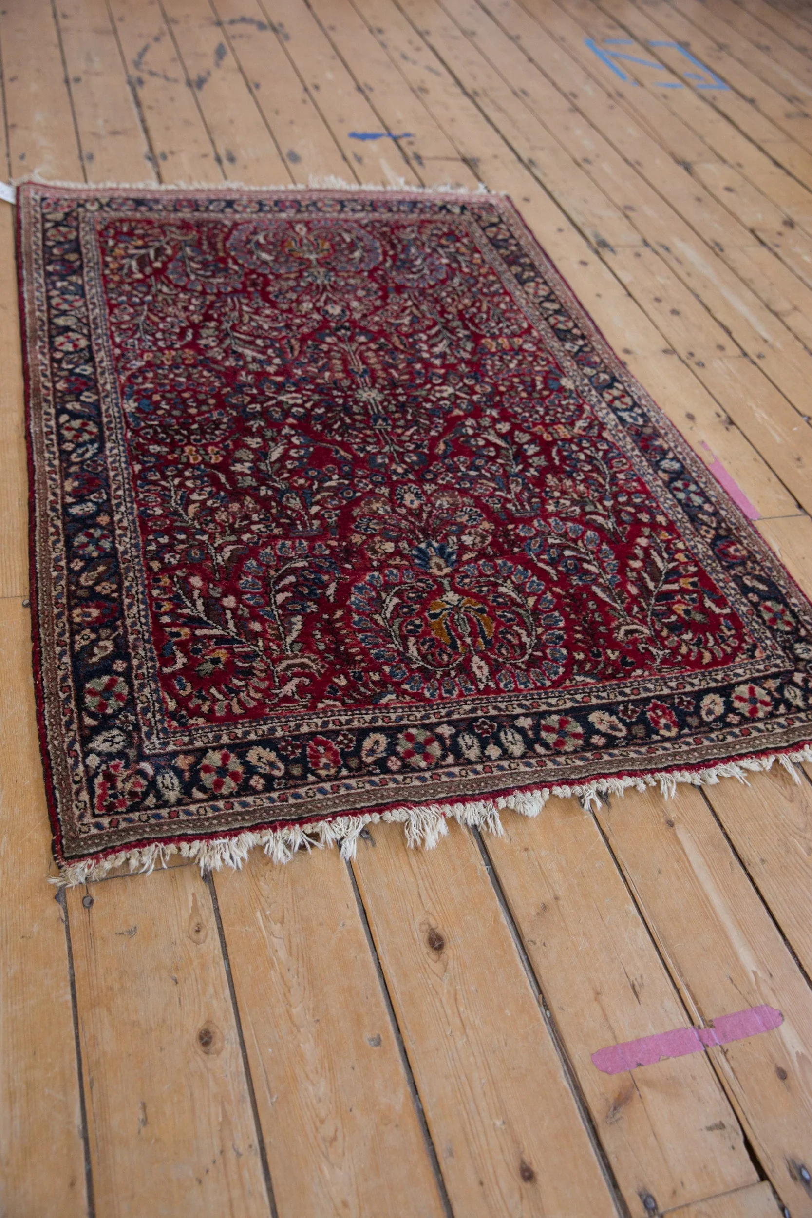 3.5x5 Vintage Sarouk Rug - Image 3