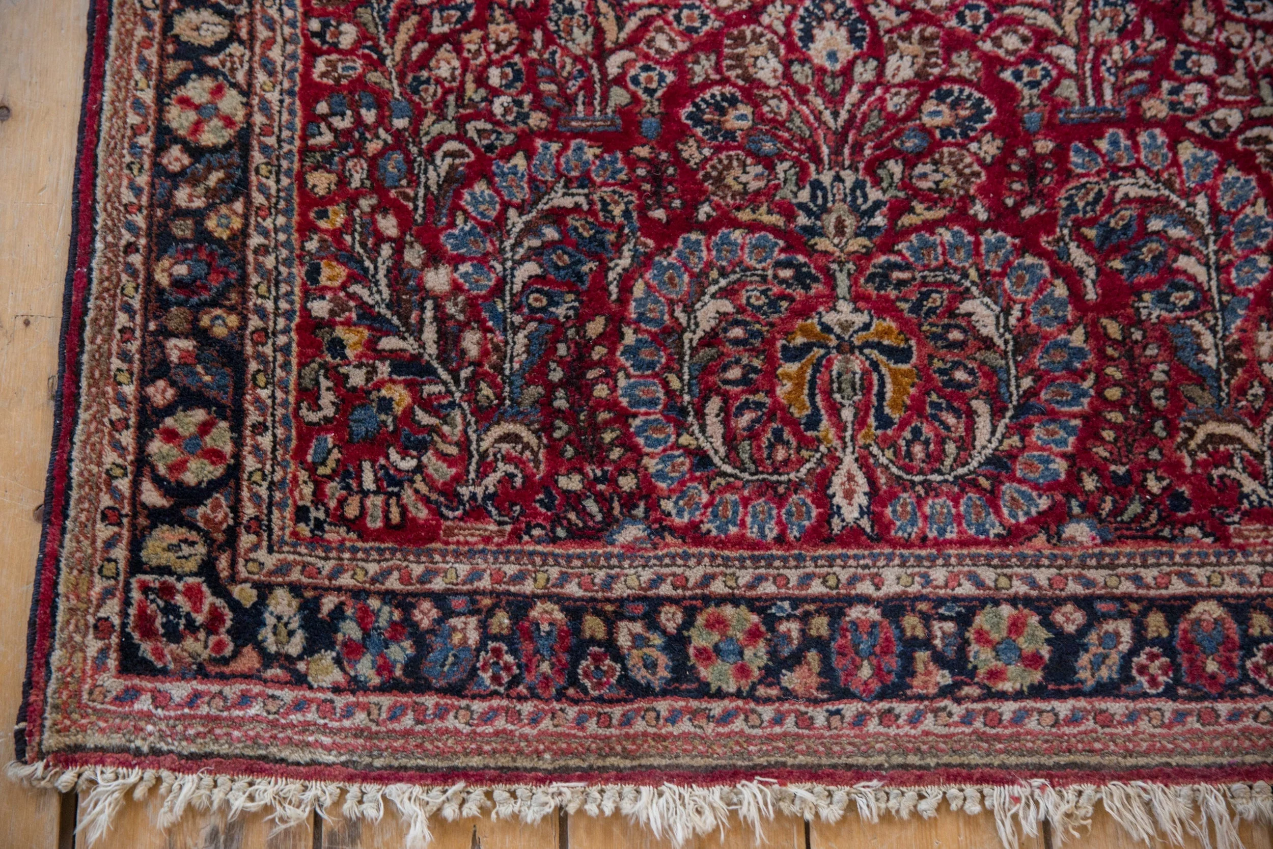 3.5x5 Vintage Sarouk Rug - Image 5