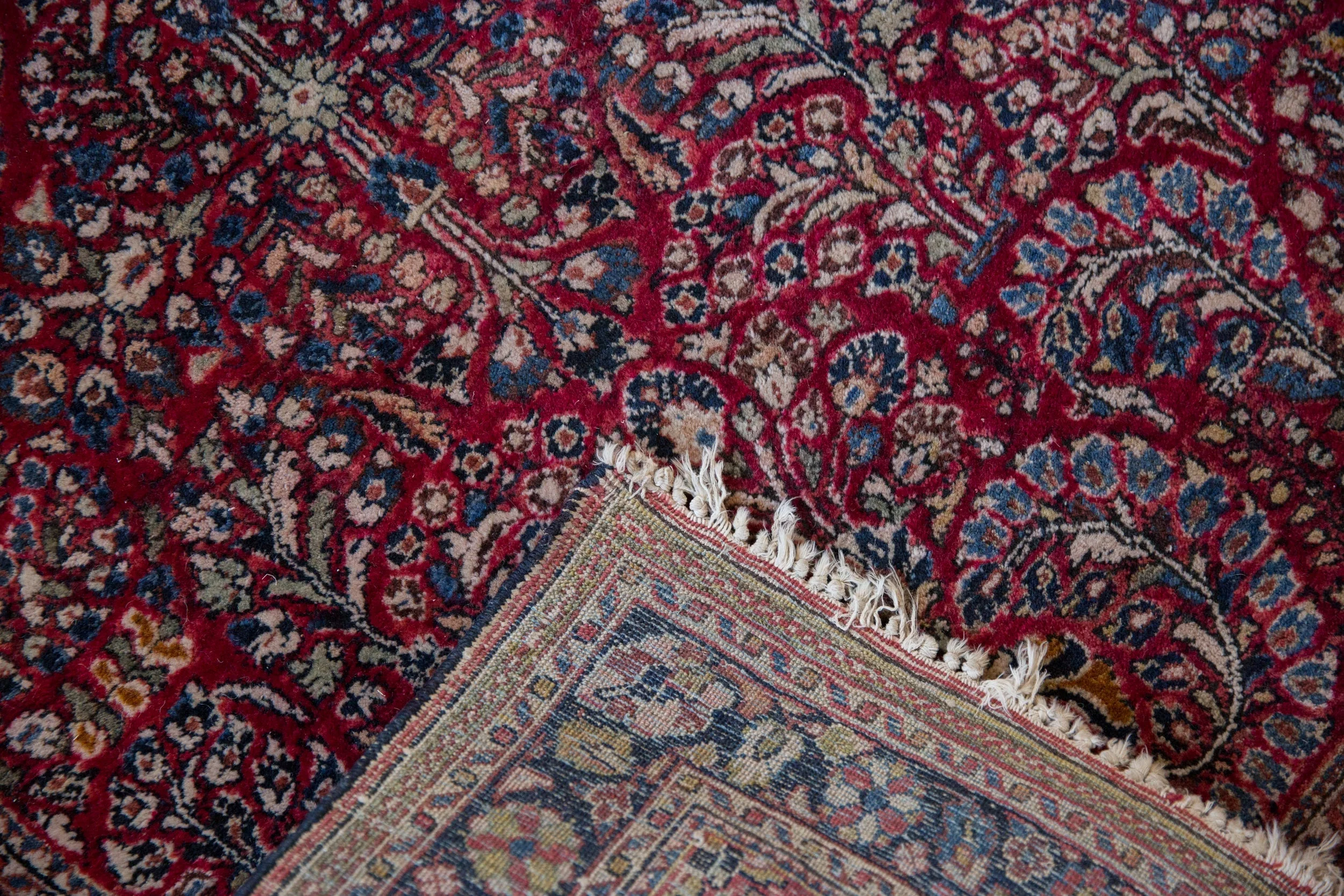 3.5x5 Vintage Sarouk Rug - Image 7