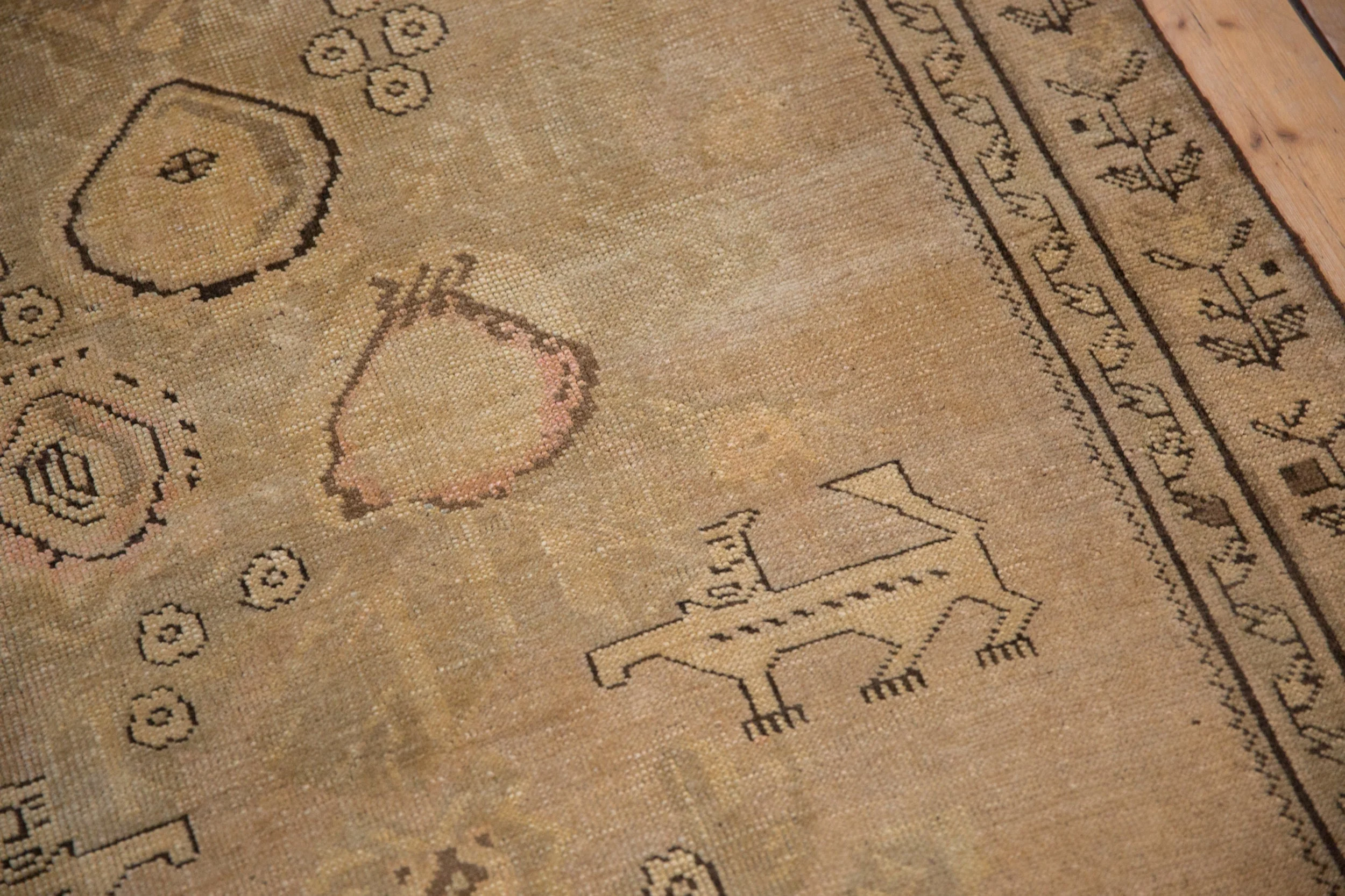 3.5x6.5 Antique Distressed Karabagh Rug - Image 10