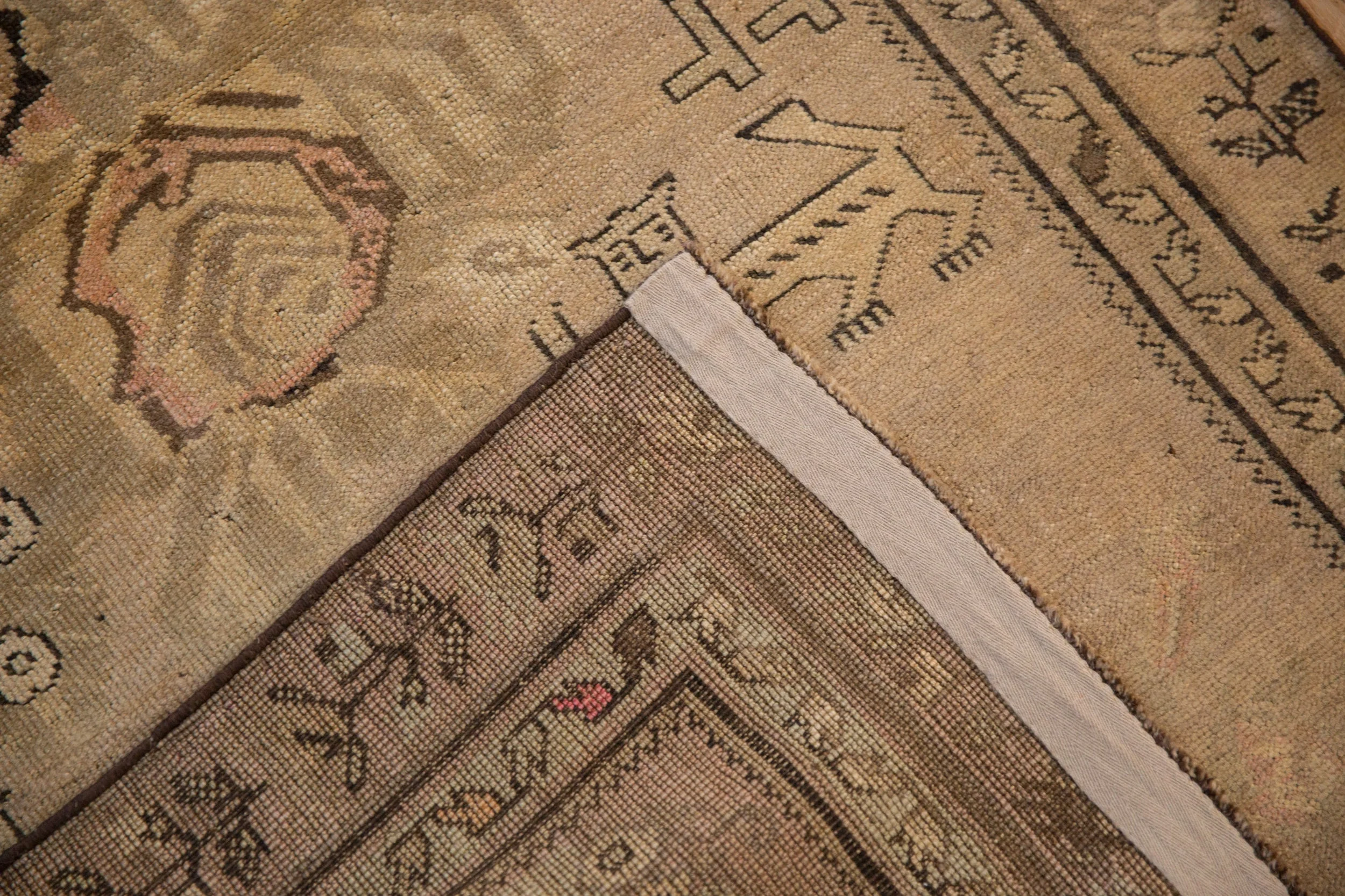 3.5x6.5 Antique Distressed Karabagh Rug - Image 15
